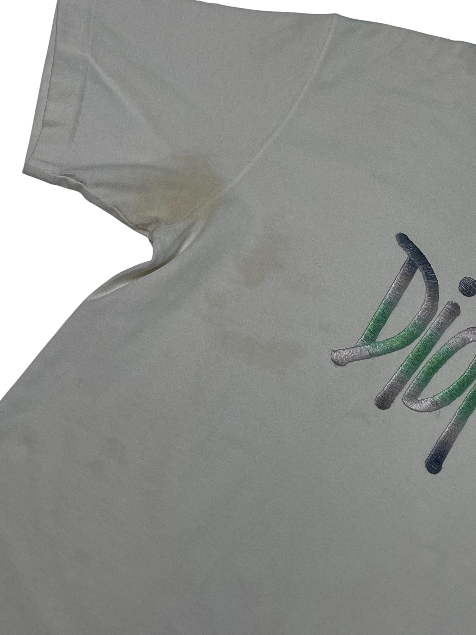 Dior 'Stussy Logo' White Tee