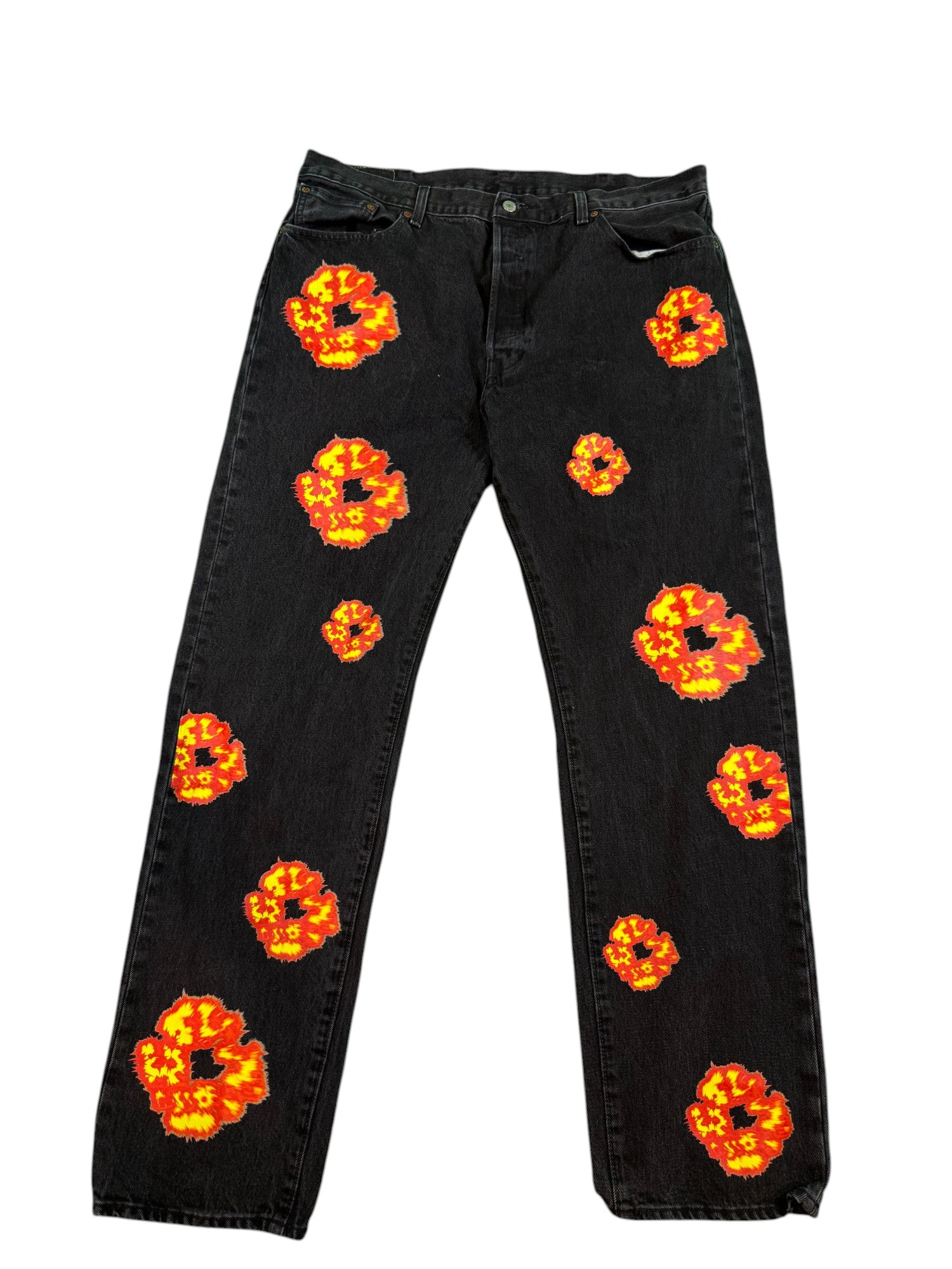 Levis Denim Tears Offset Black Jeans