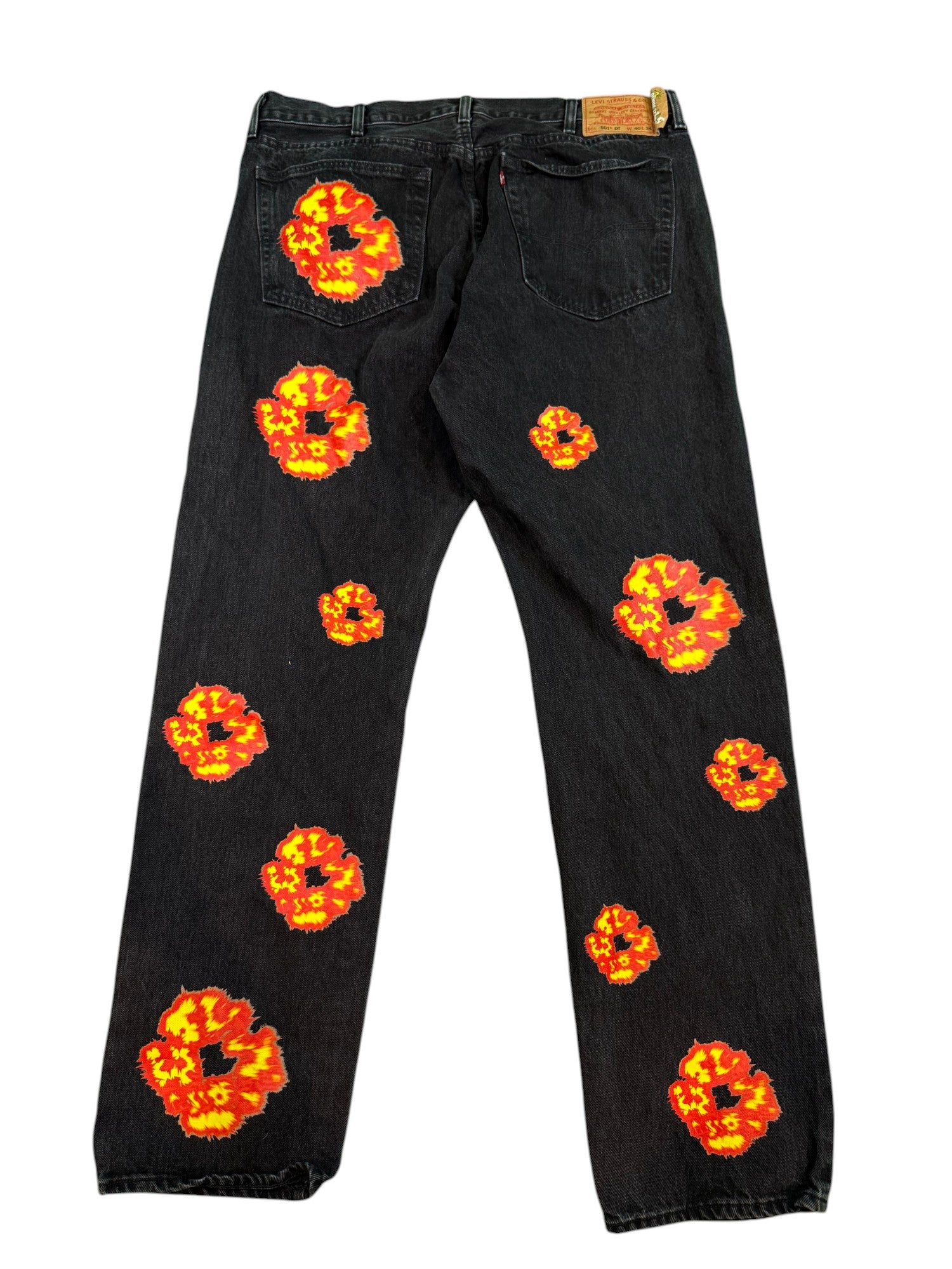 Levis Denim Tears Offset Black Jeans