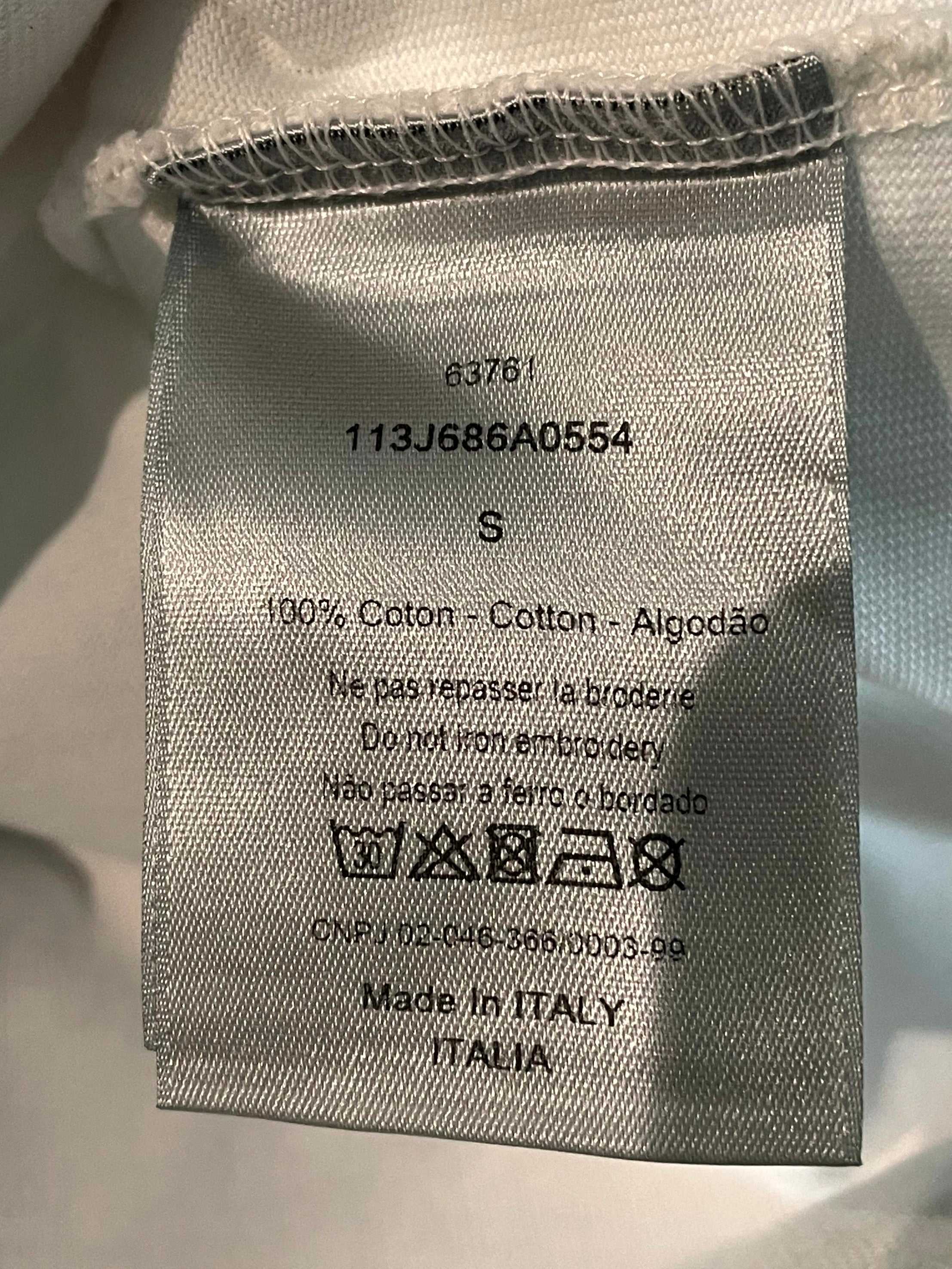 Dior Floral White Tee