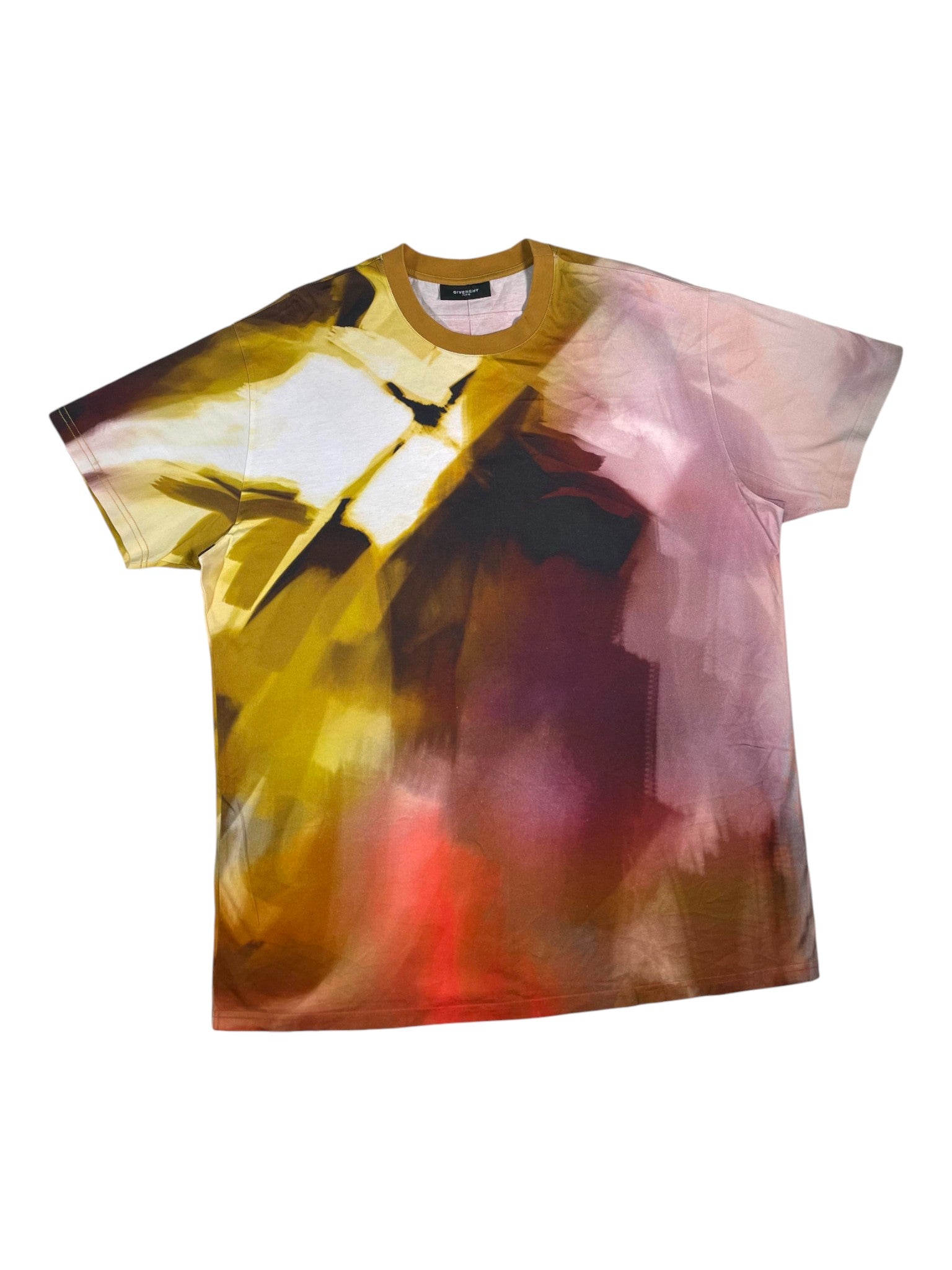 Givenchy Multi Tie Dye Yellow Tee