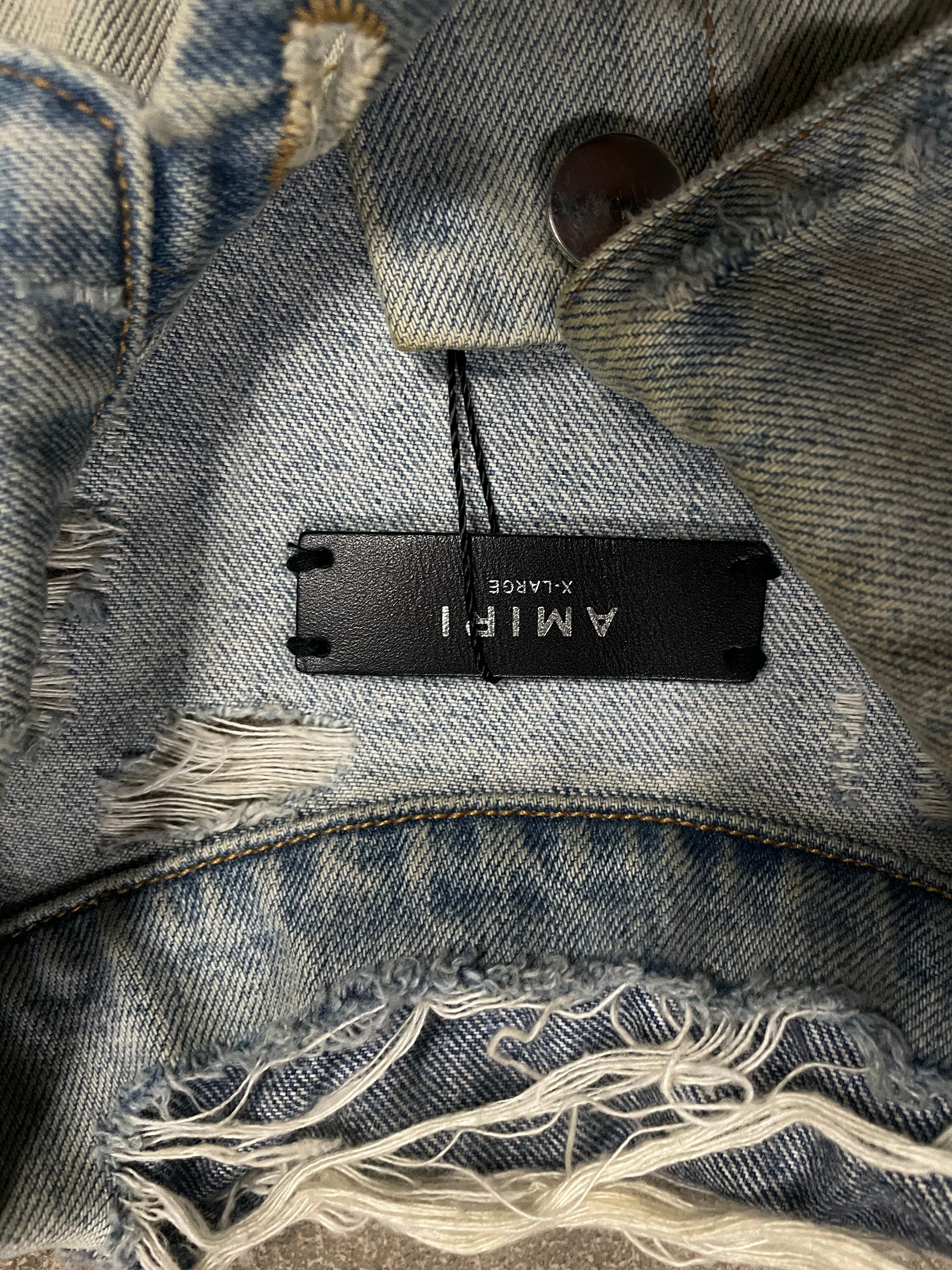 Amiri Hollywood Denim Jacket Used XL