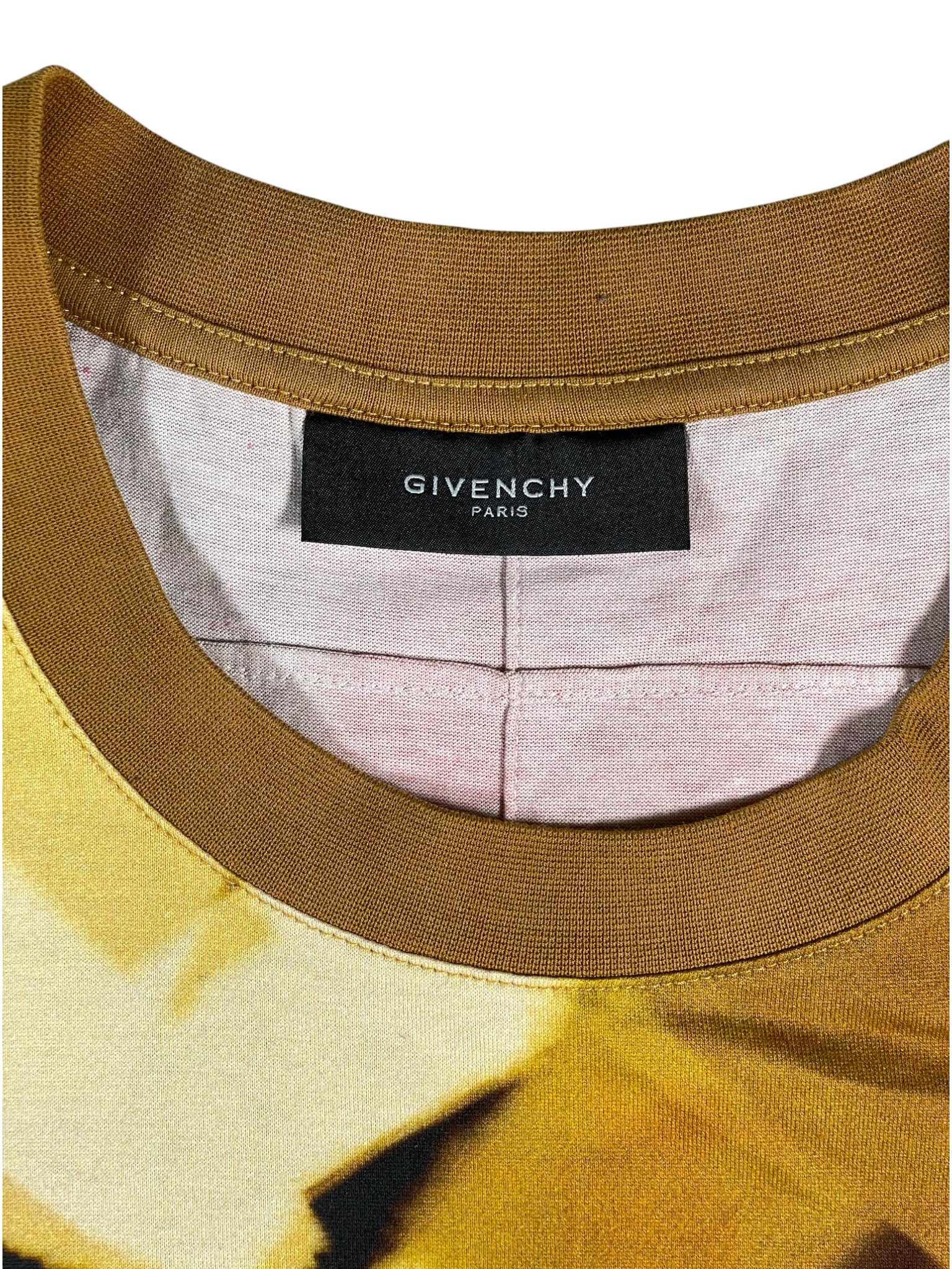 Givenchy Multi Tie Dye Yellow Tee