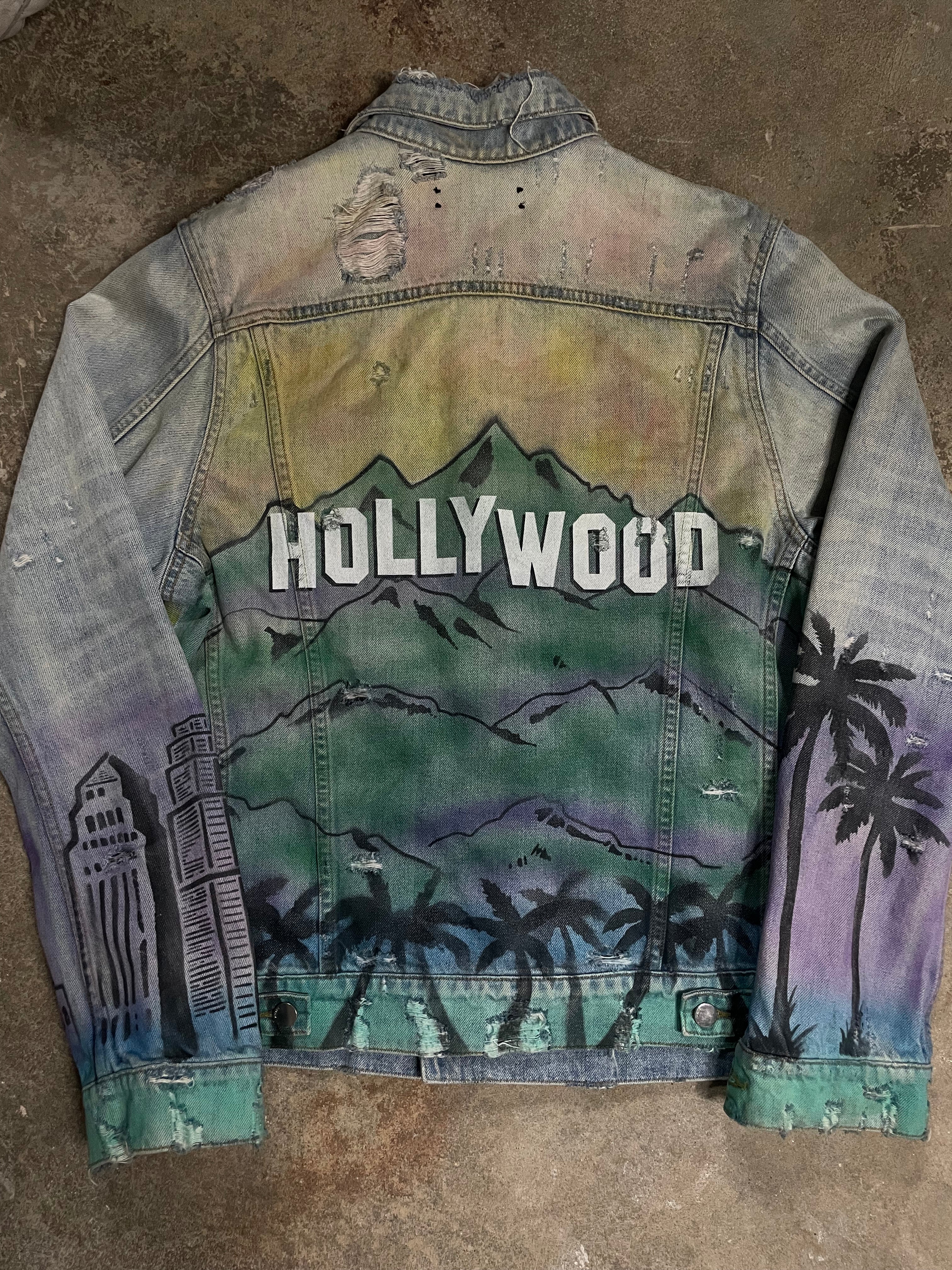 Amiri Hollywood Denim Jacket Used XL