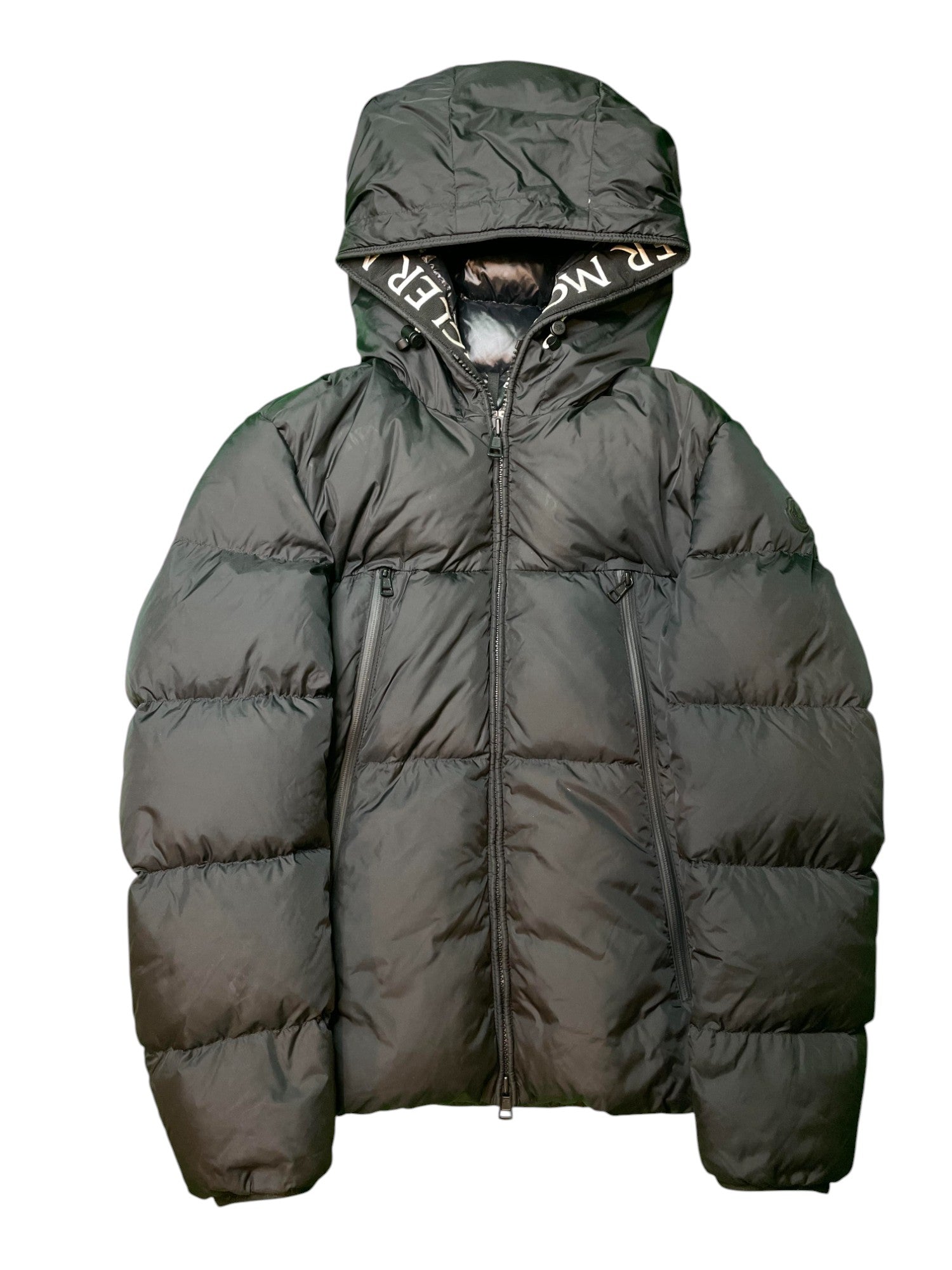 Moncler "Maya" Black Puffer Coat