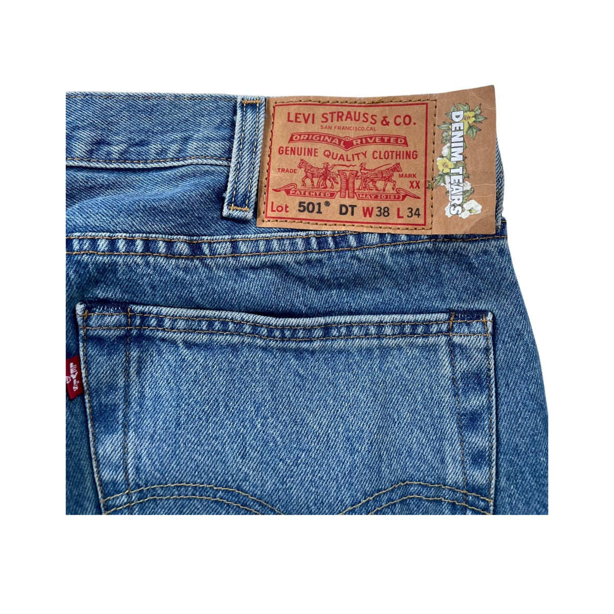Denim Tears Cotton Wreath Light Wash Jeans