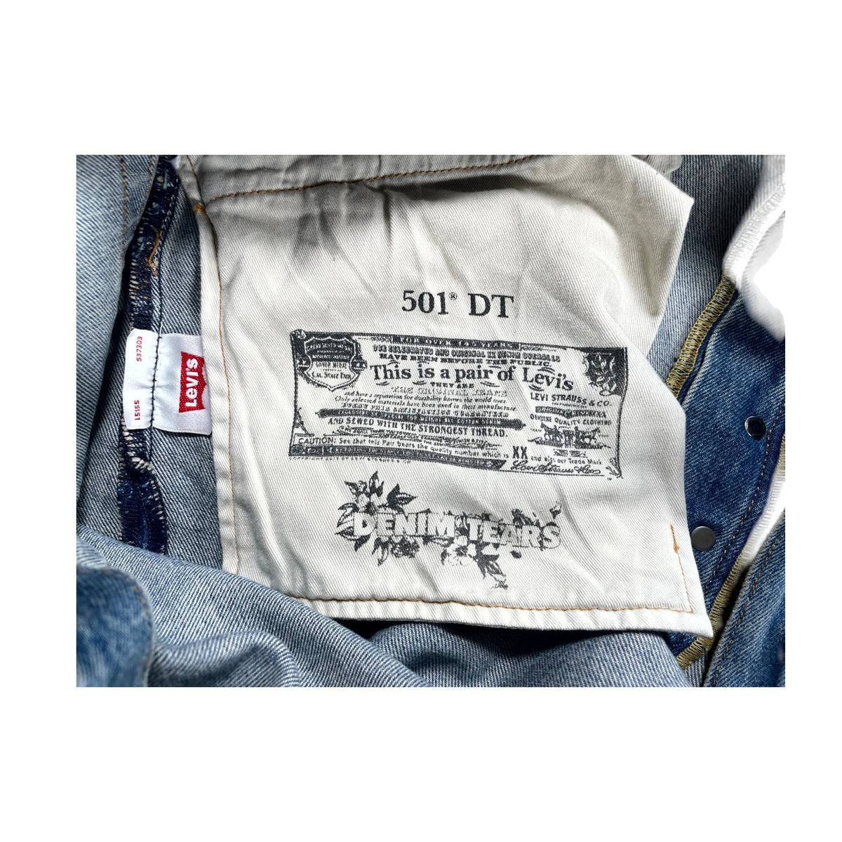 Denim Tears Cotton Wreath Light Wash Jeans