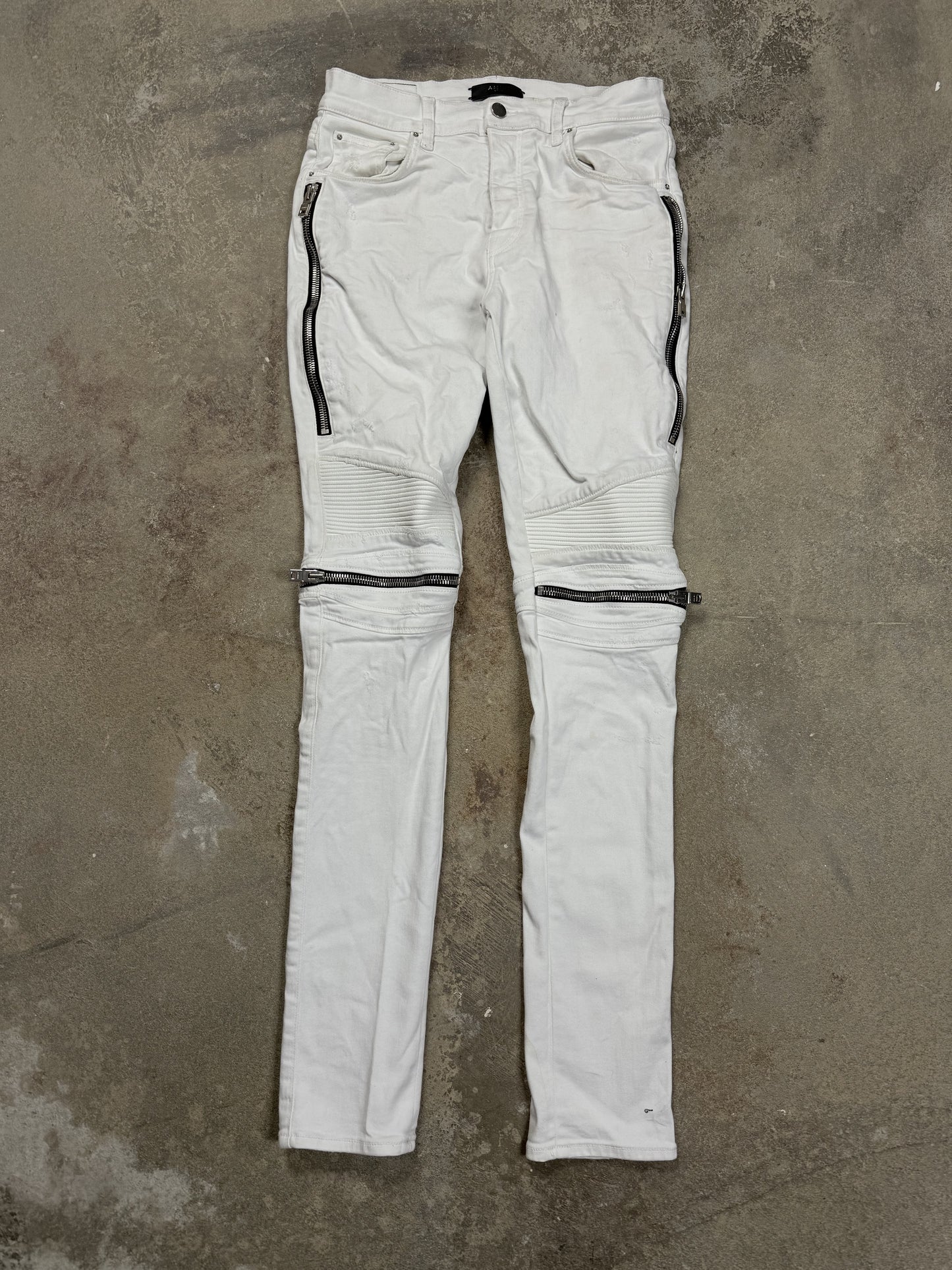 Amiri MX2 White White Patch Used 32