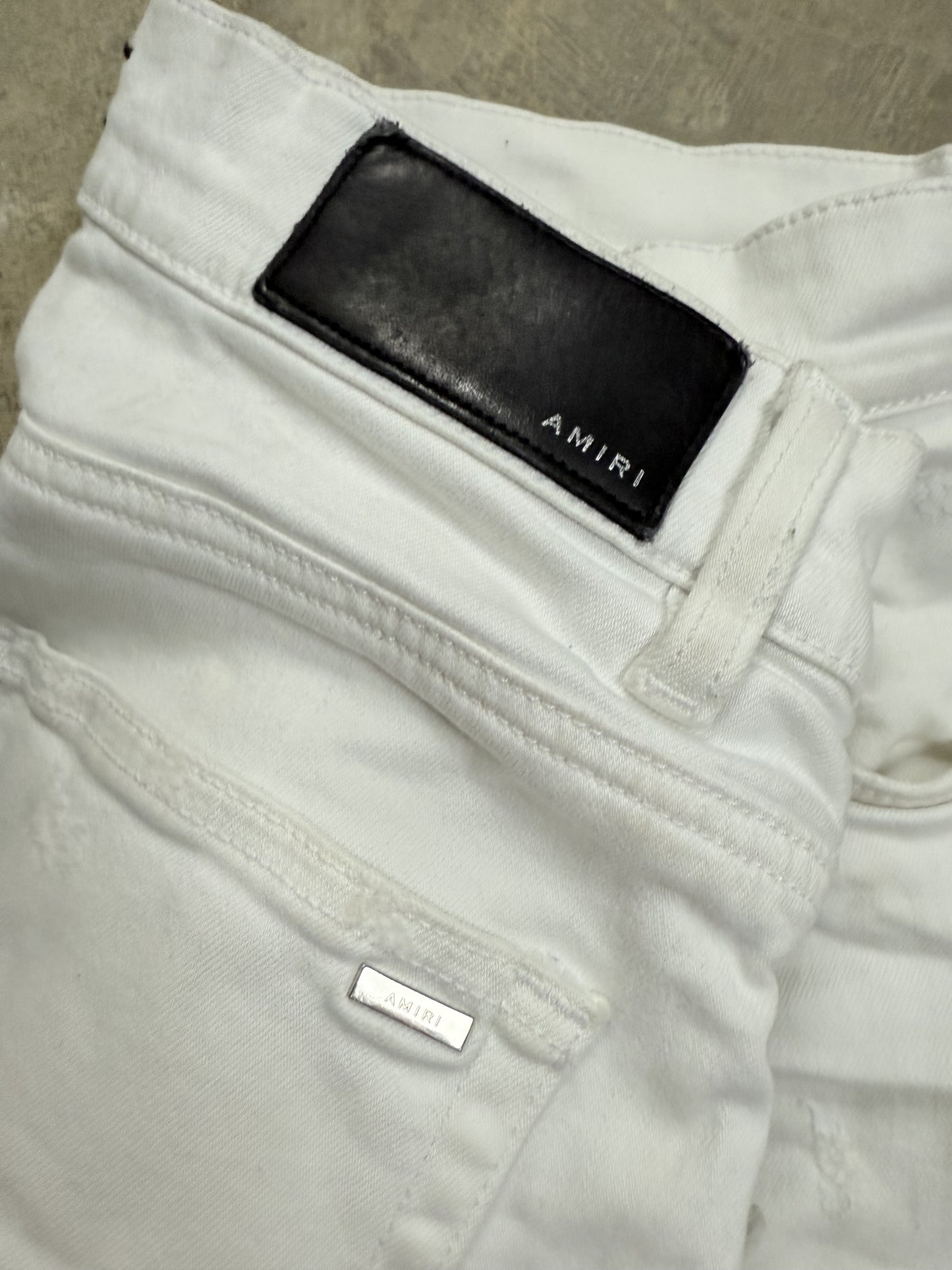 Amiri MX2 White White Patch Used 32