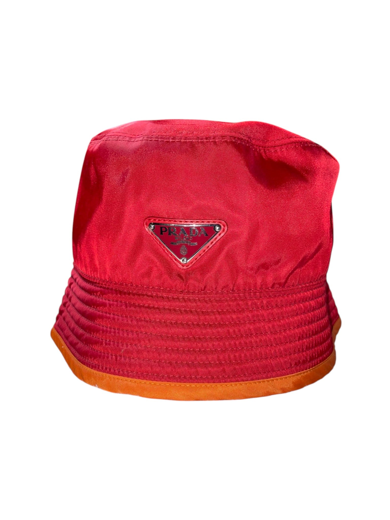 Prada Red & Orange Bucket
