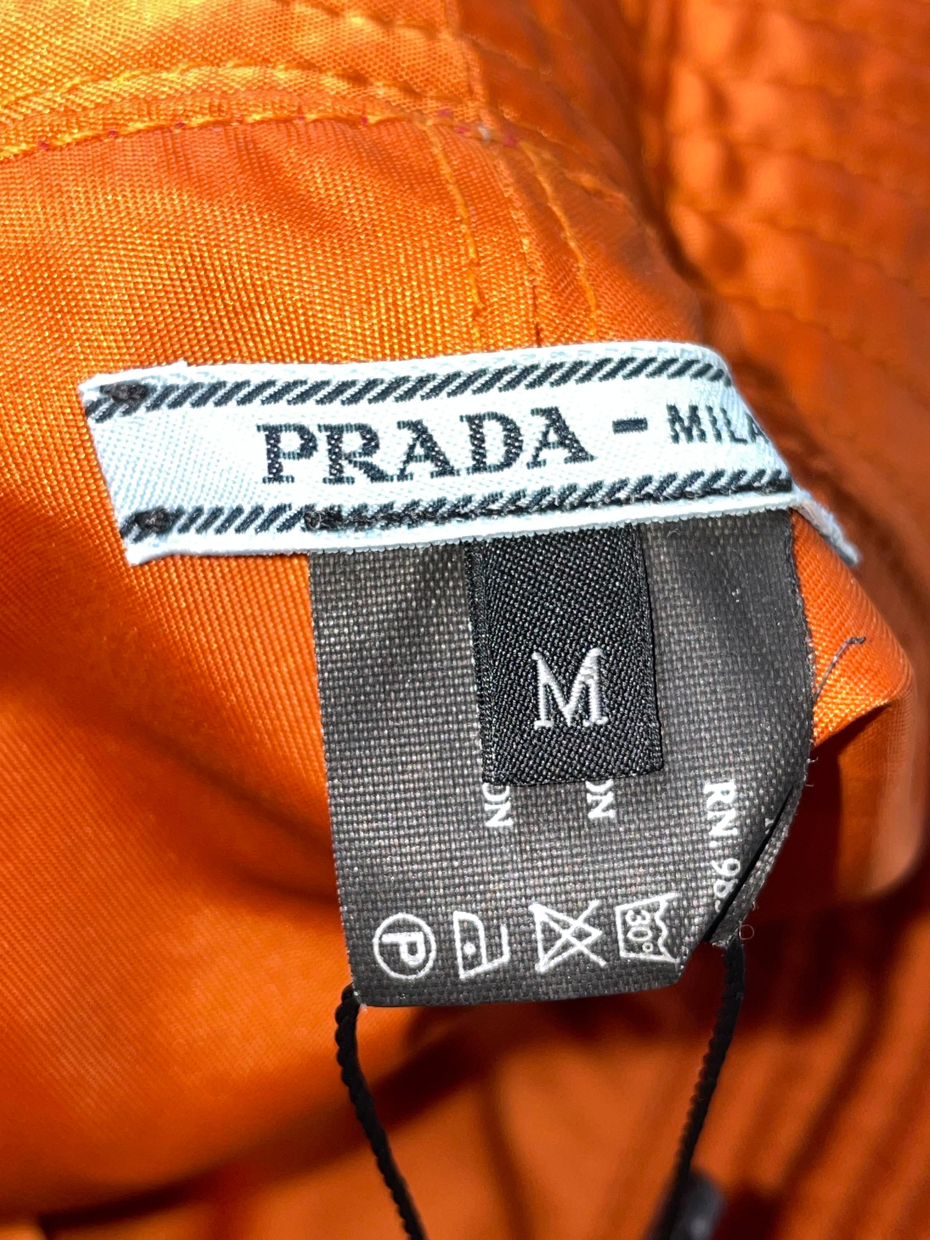 Prada Red & Orange Bucket