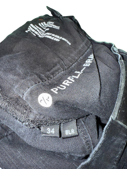 Purple Brand Plain Black Jeans
