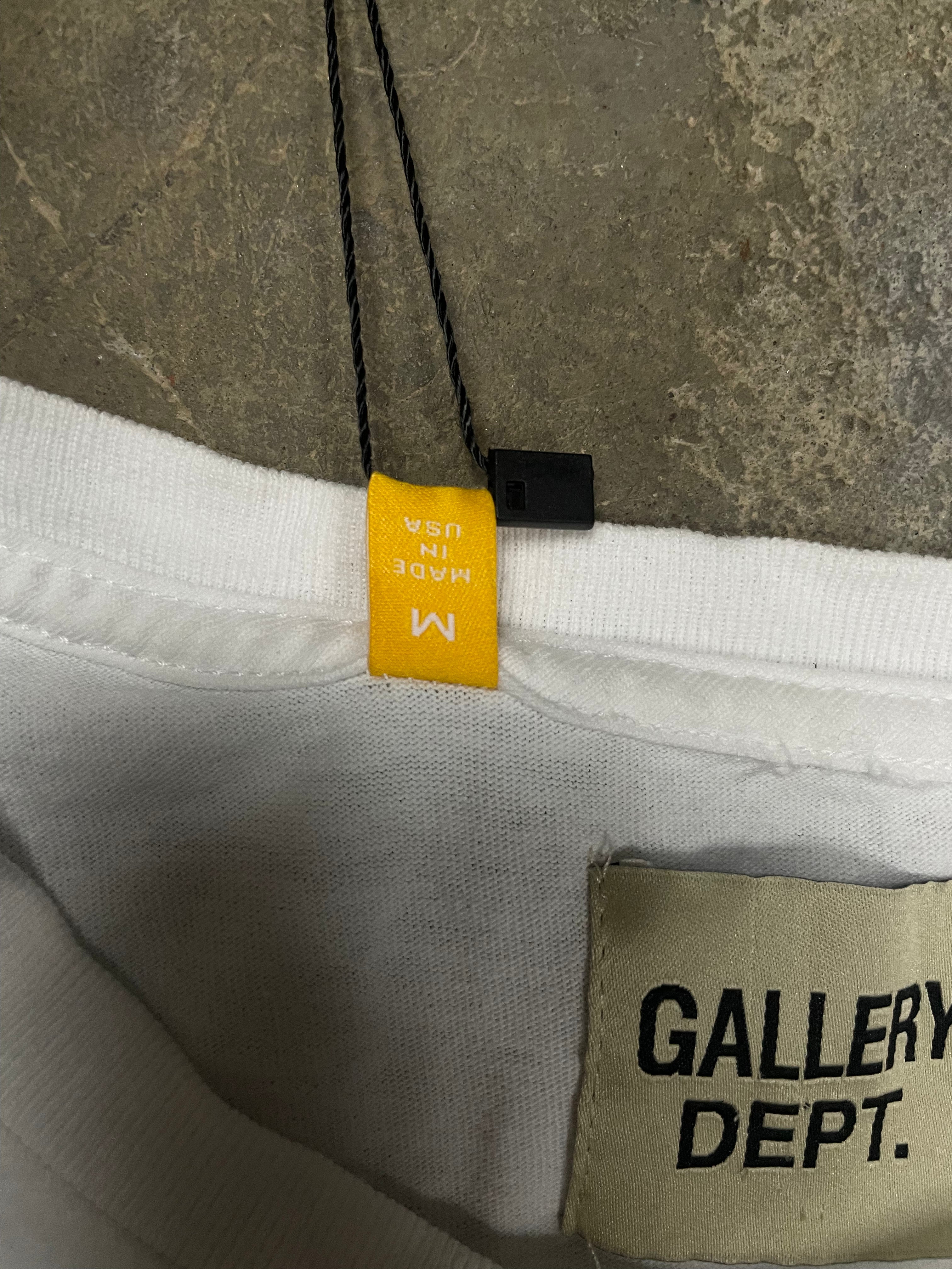 Gallery Dept ATK Tee White Red Used Medium