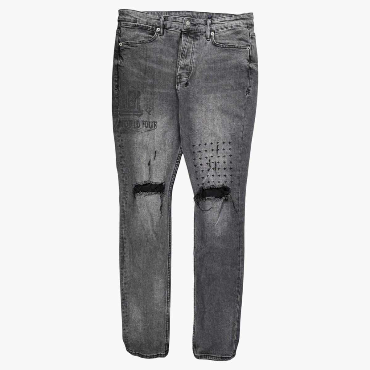 Ksubi World Tour Black Wash Jeans