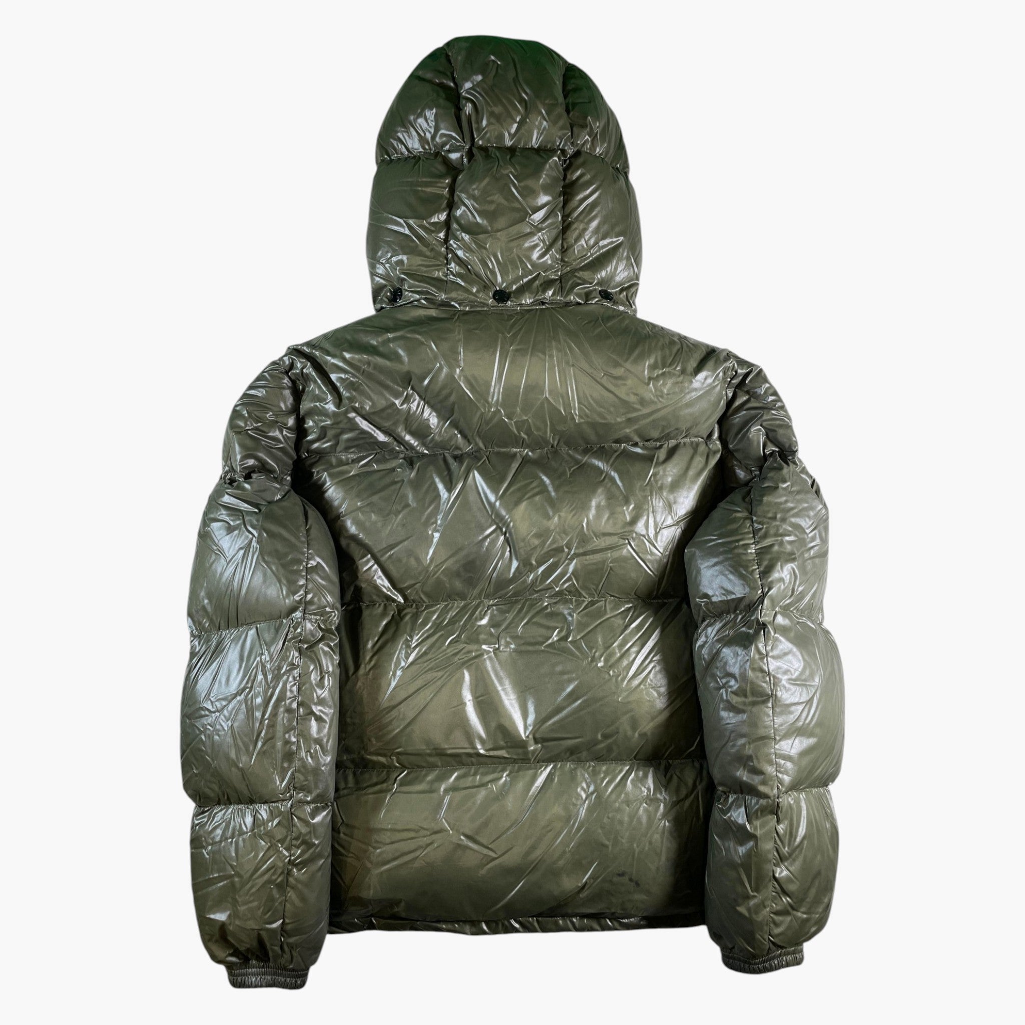 Moncler "Giubbotto" Olive Puffer Coat
