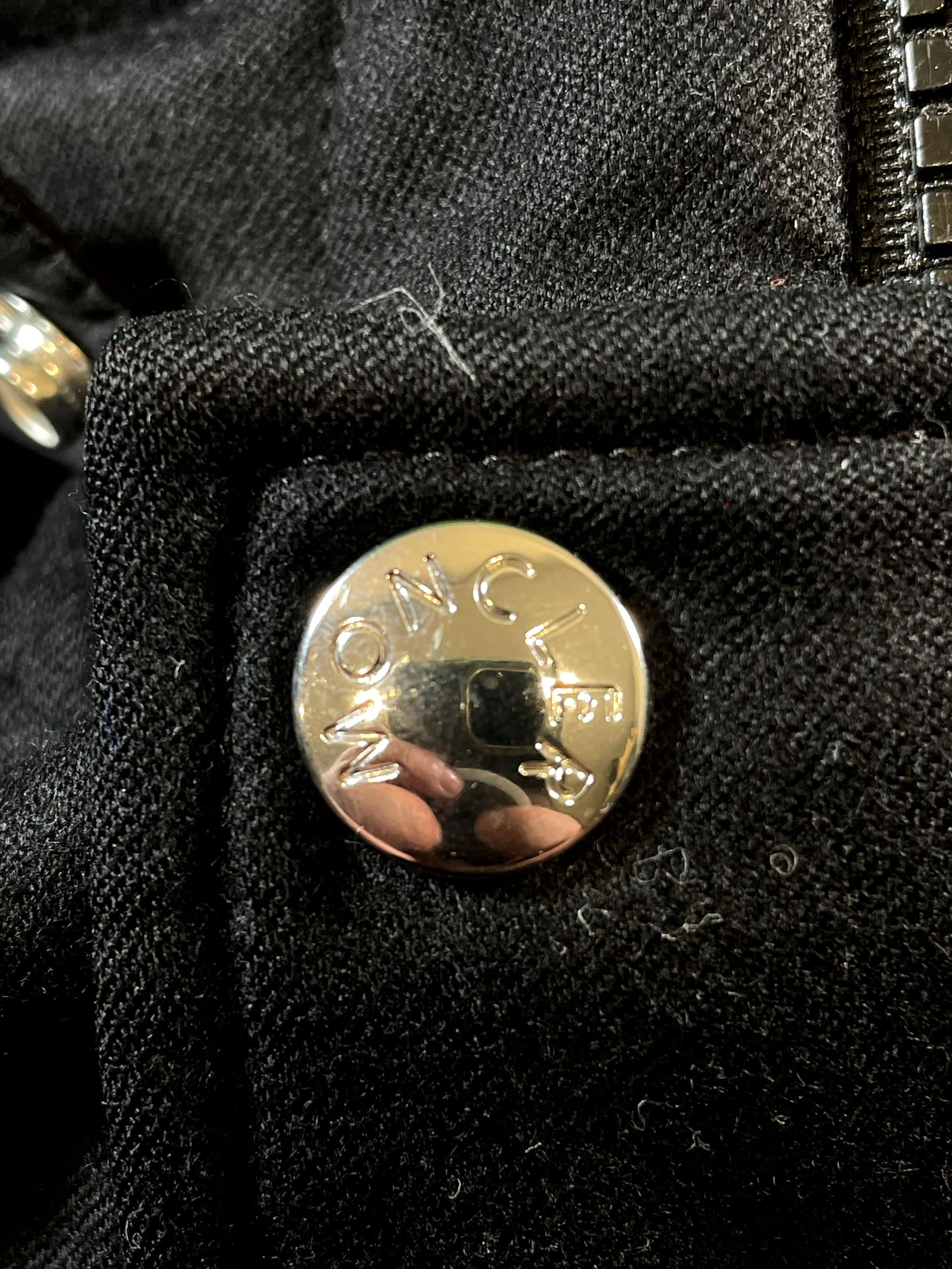 Moncler "Mussala giubboto" Black Jacket