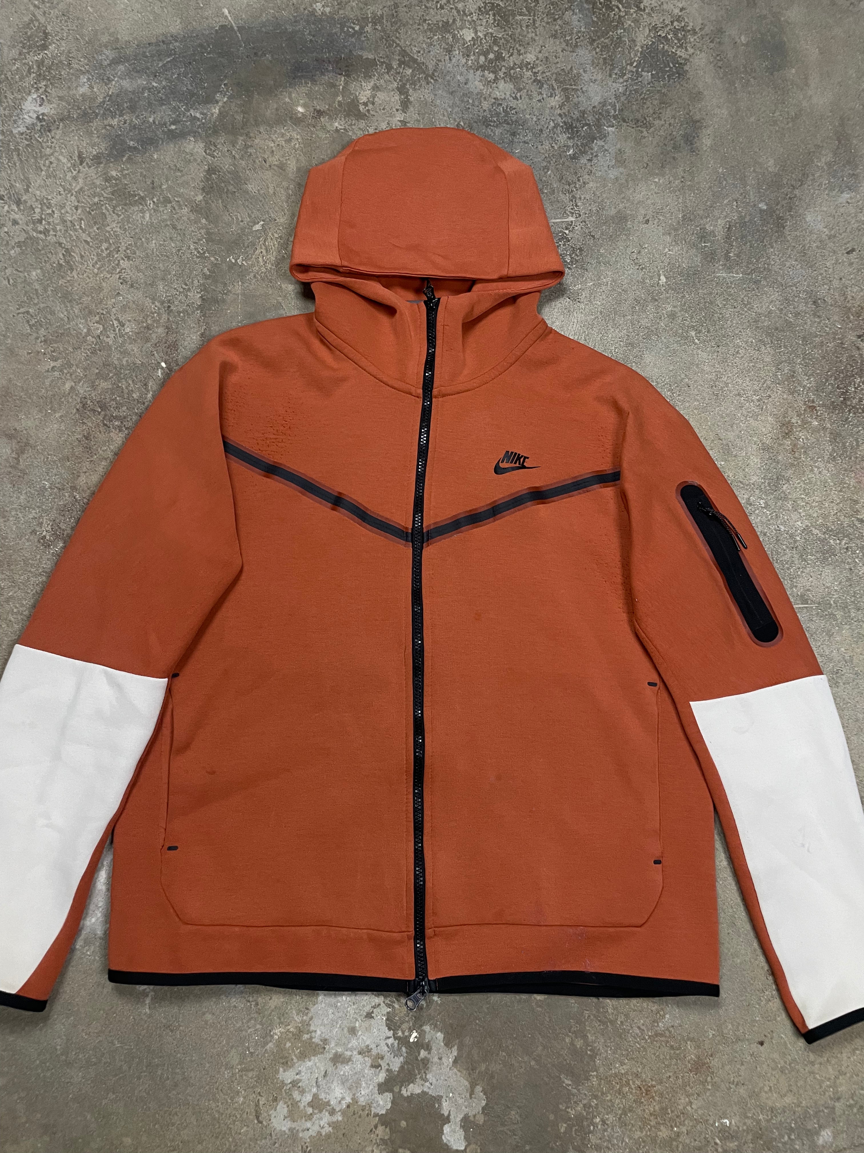 Nike Orangee Hoodie Used Large