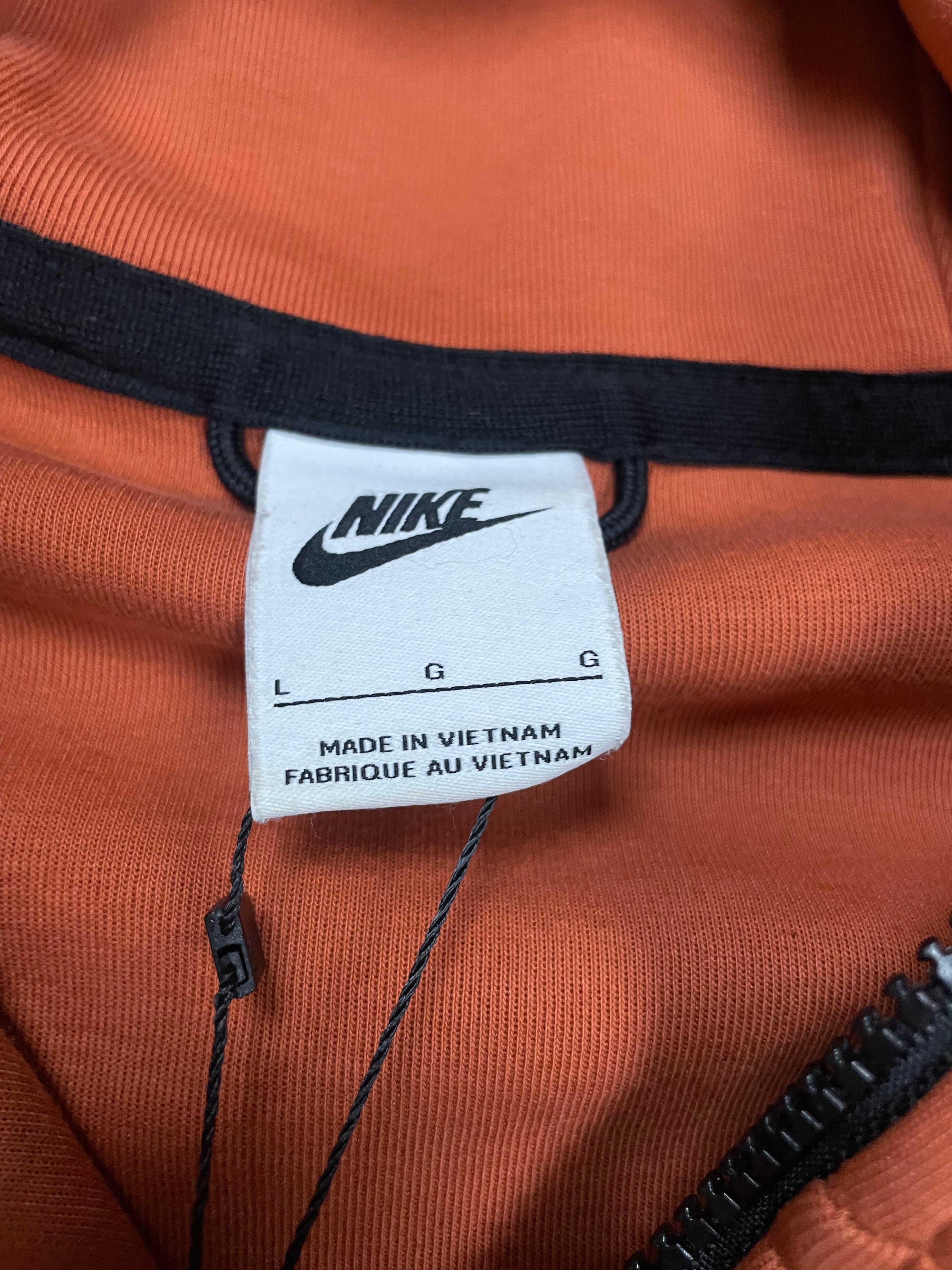 Nike Orangee Hoodie Used Large
