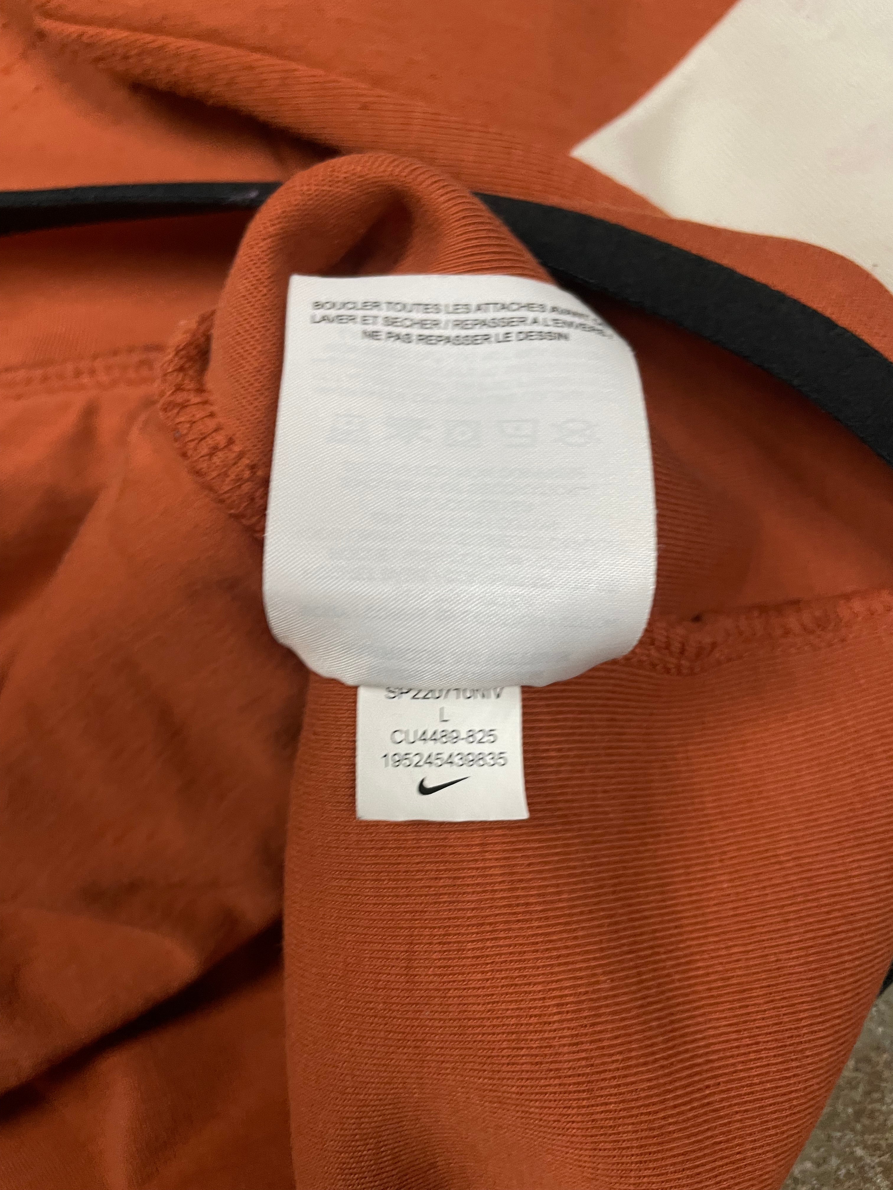 Nike Orangee Hoodie Used Large