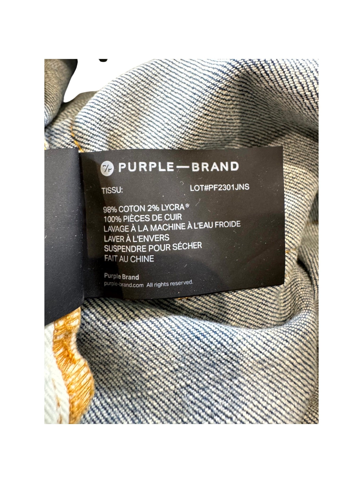 Purple Brand Light Wash Jeans