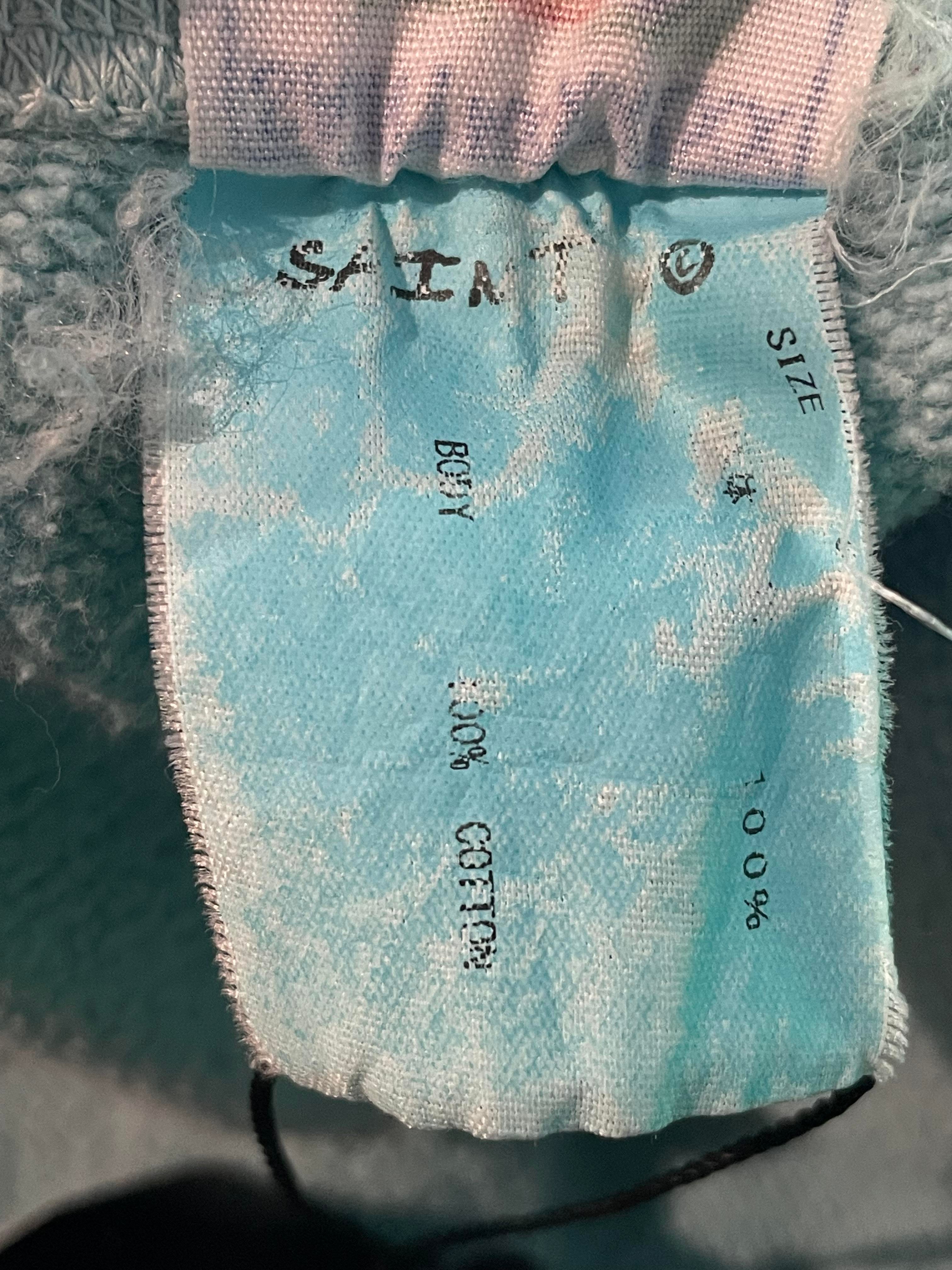 Saint Michael Turquoise & Blue Logo Sweats