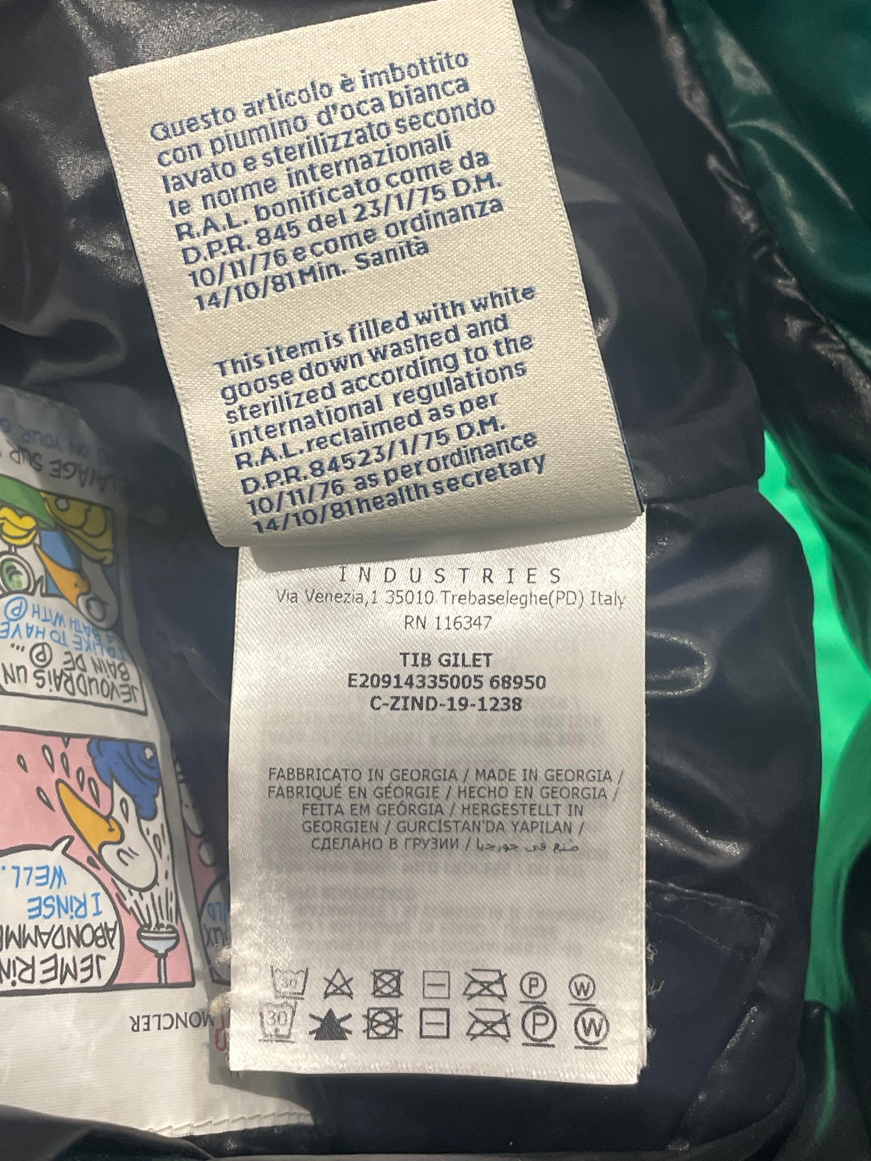 Moncler Green Puffer Vest