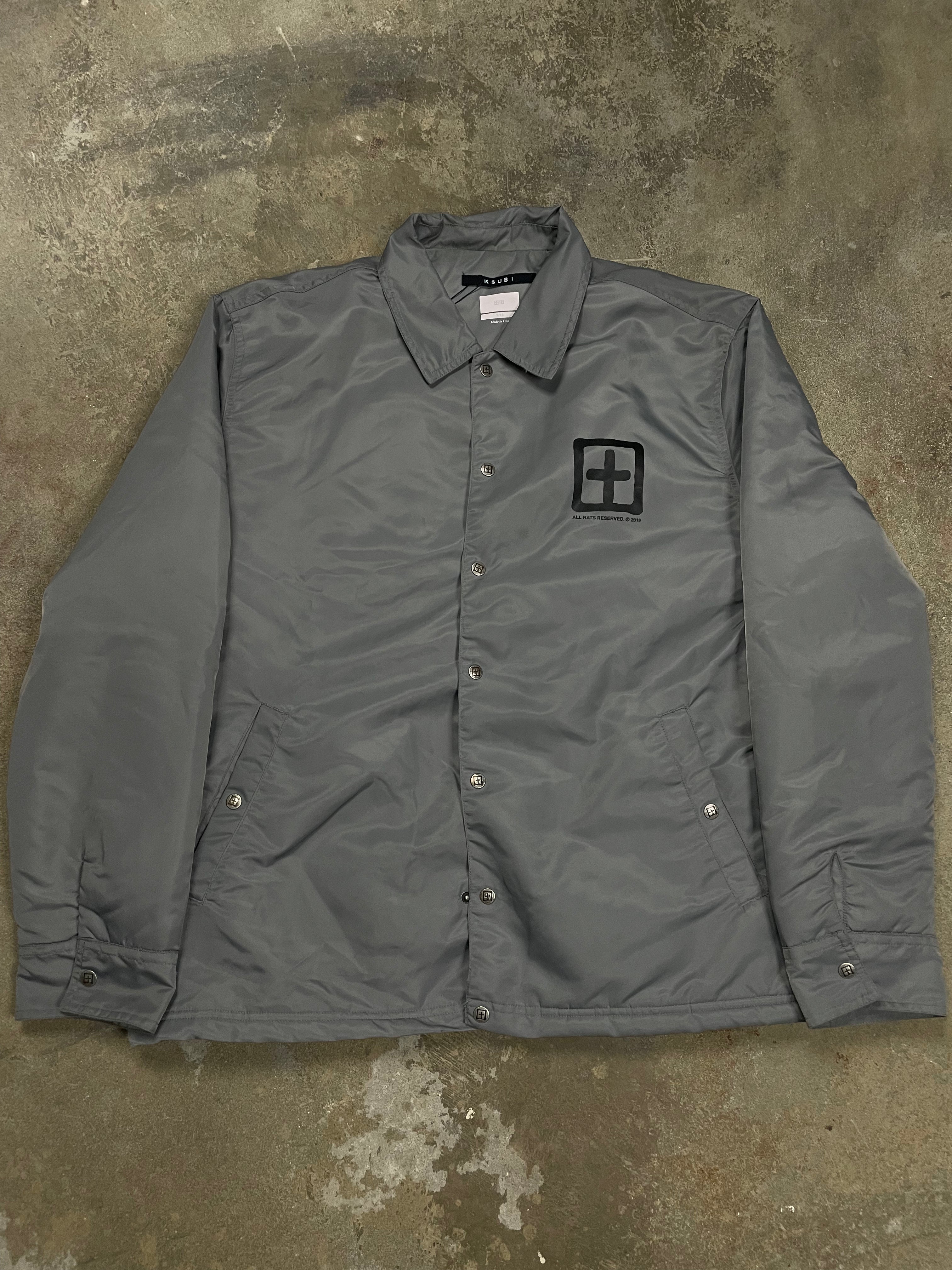 Ksubi Grey Windbreak Used XXL