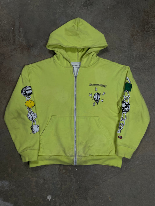 Chrome Hearts Matty Boy Link Thermal Zip Up (Missing Zip) Used Small