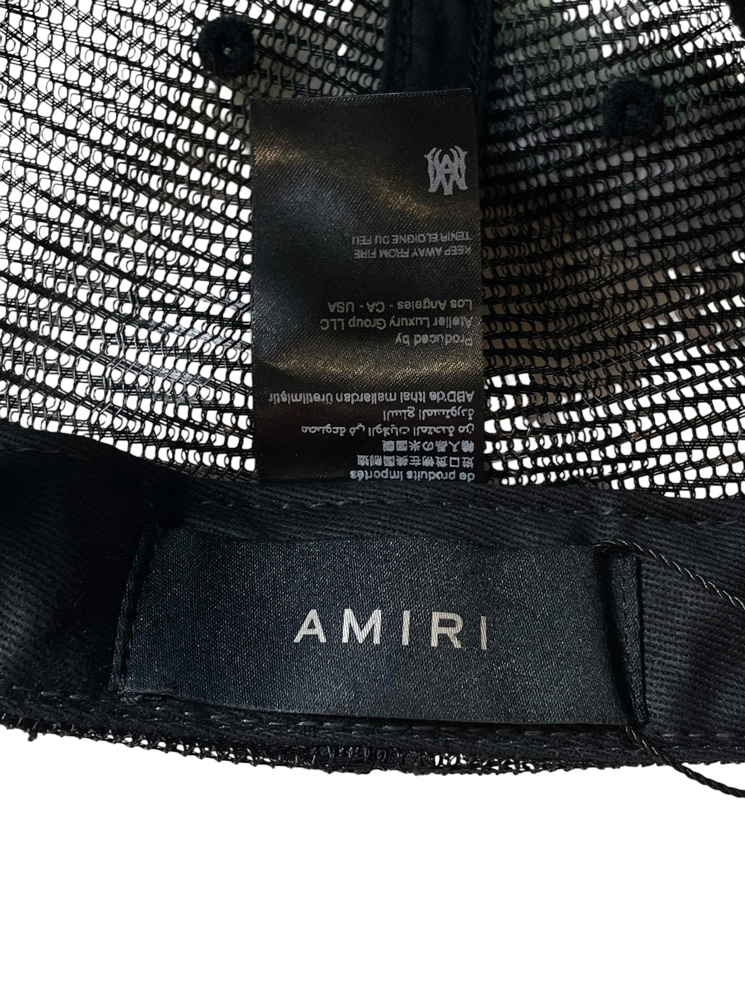 Amiri White & Baby Blue 3 Star Hat