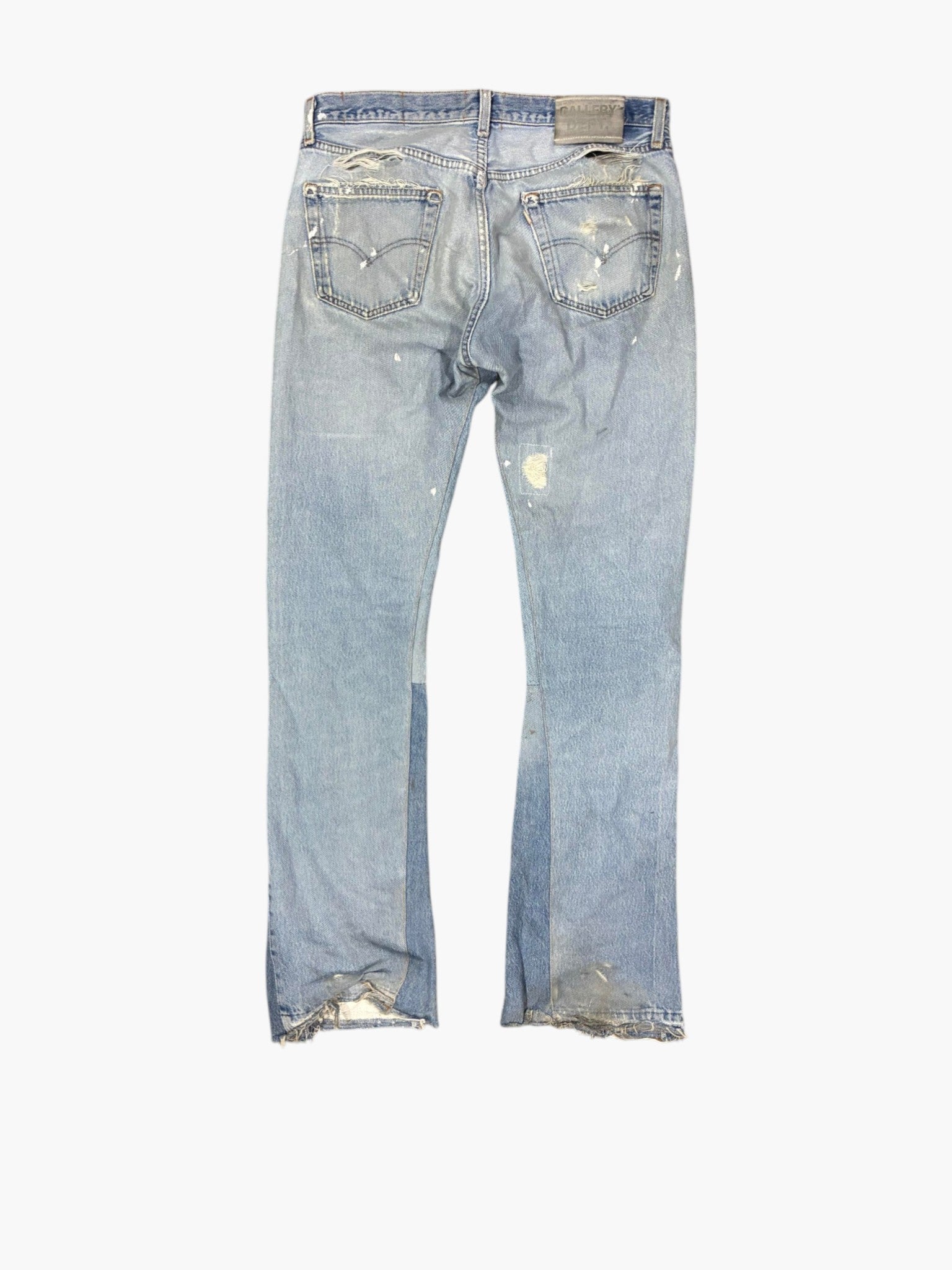 Gallery Dept 'Baggy Ripped' Light Wash Jeans