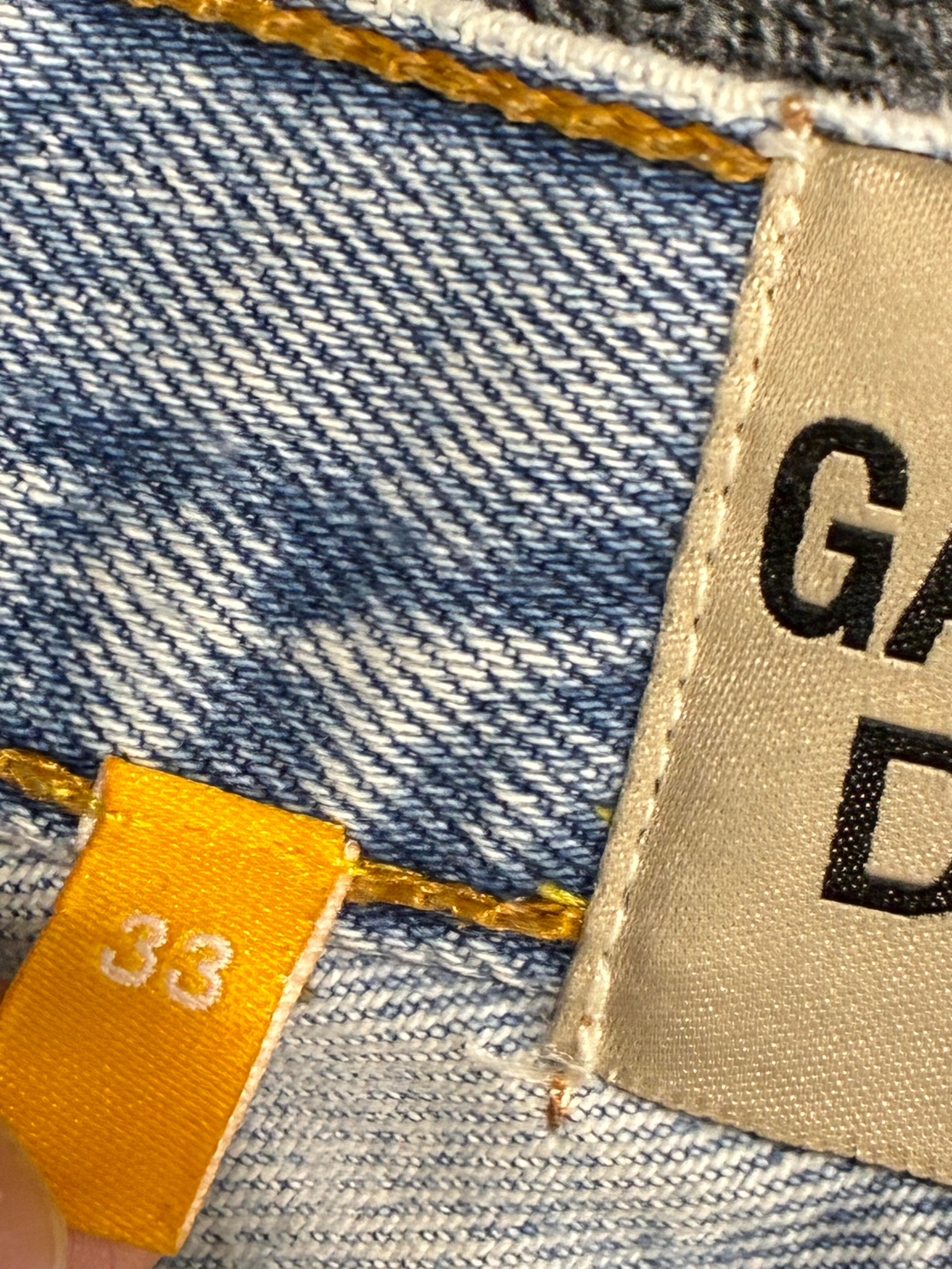 Gallery Dept 'Baggy Ripped' Light Wash Jeans