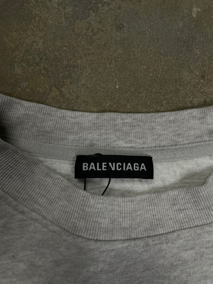 Balenciaga Grey Authentic Crewneck Used XXL