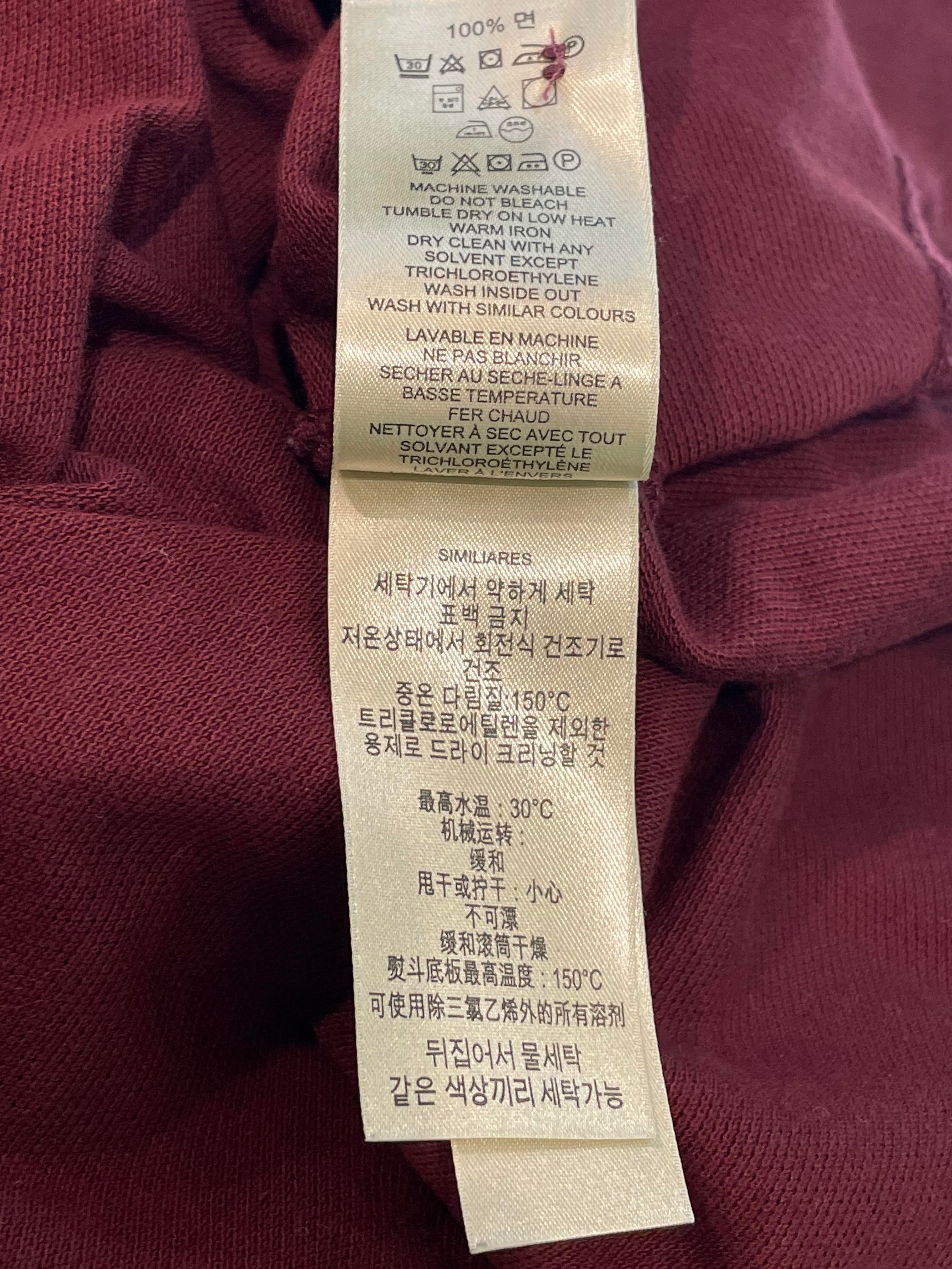 Burberry Burgundy Polo