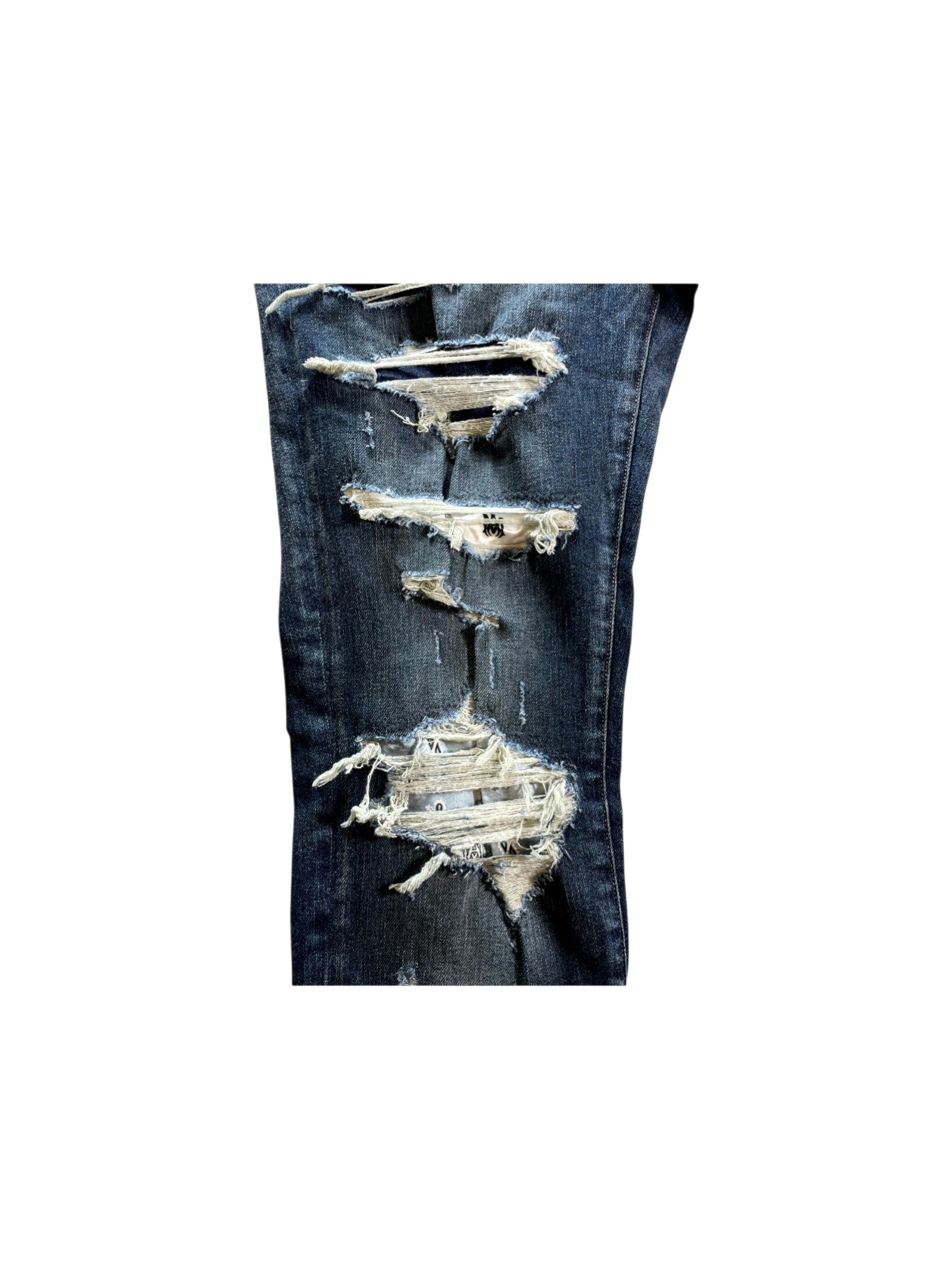 Amiri "Paisley MA" Navy Wash Jeans