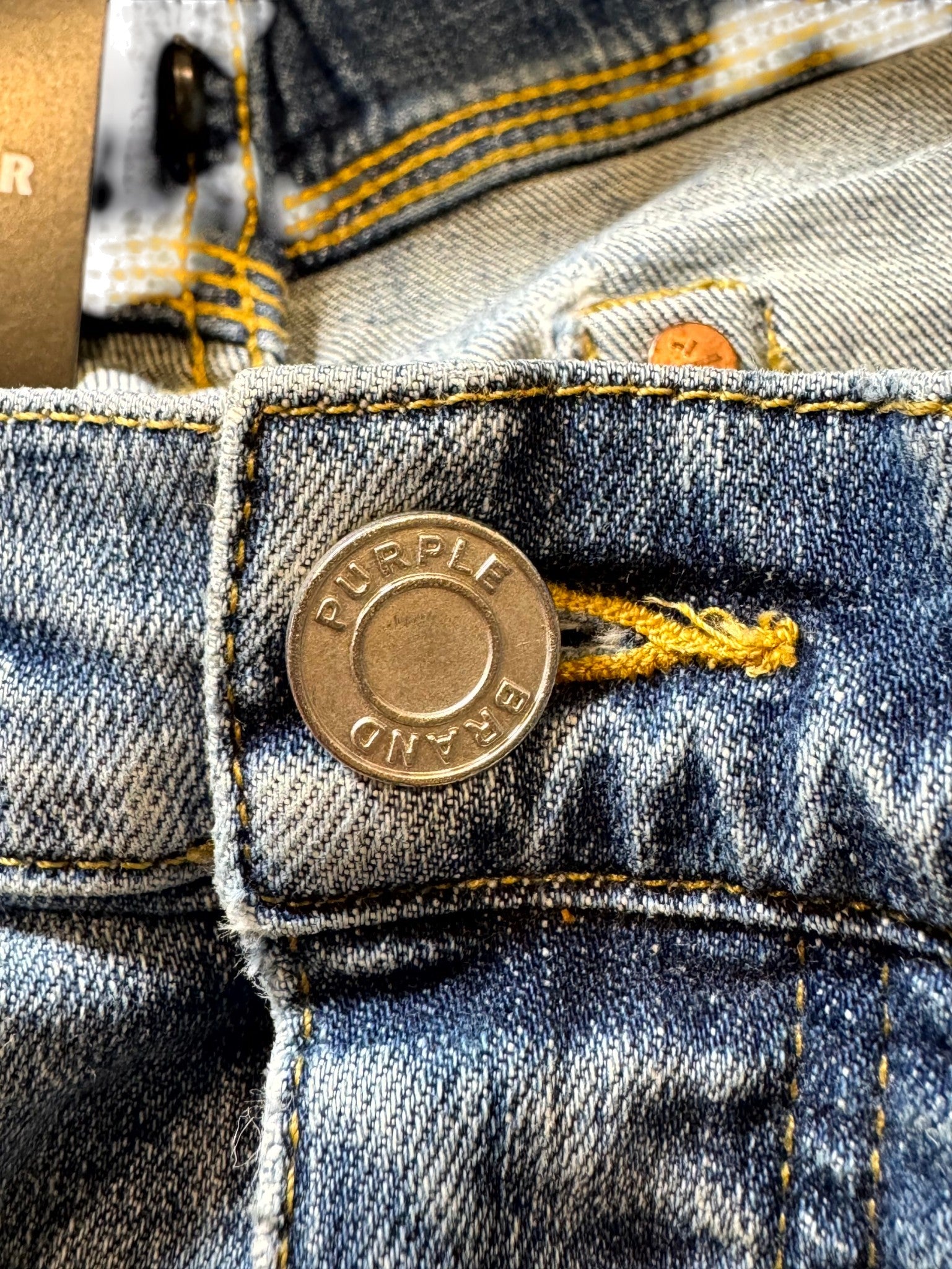 Purple Brand Plain Light Wash Jeans