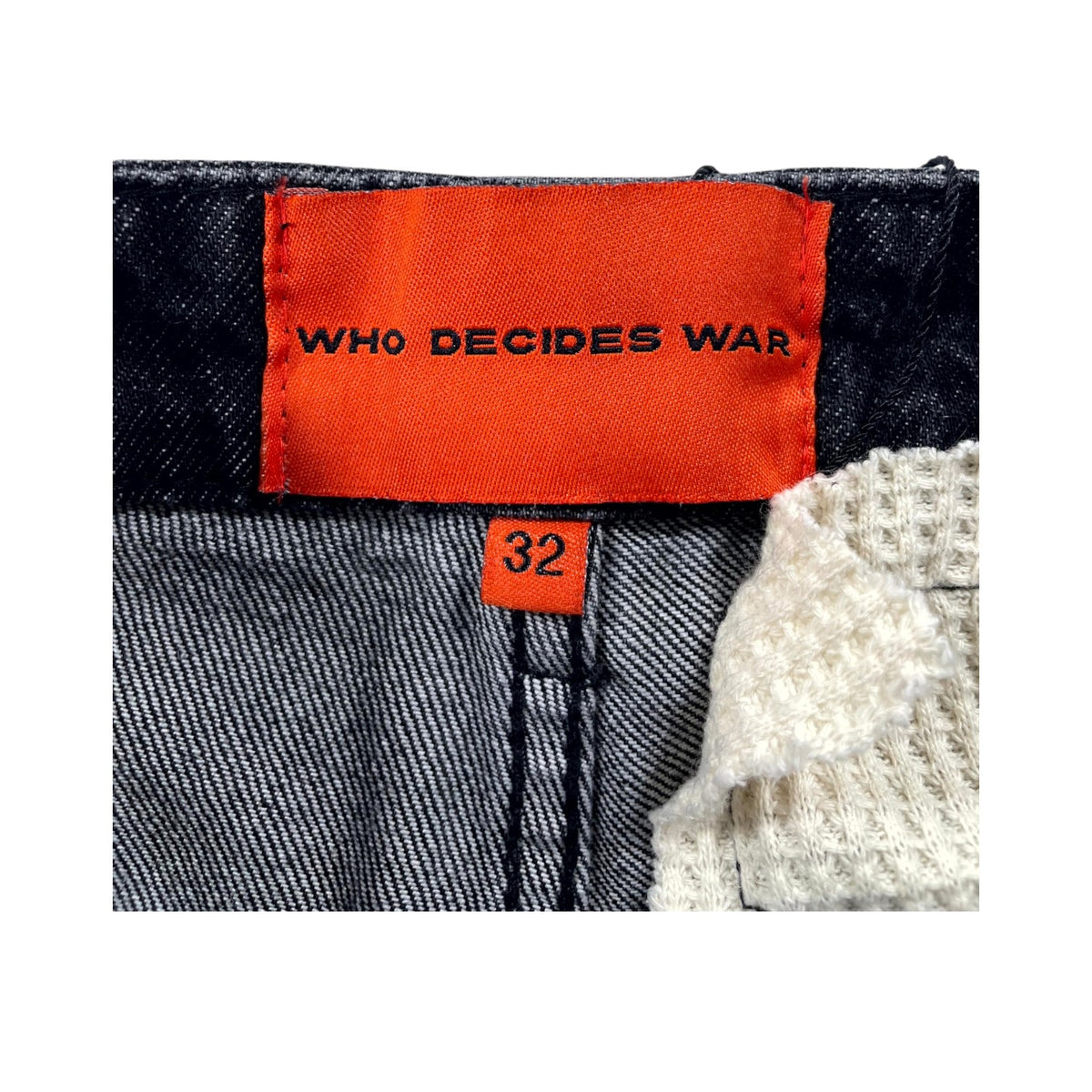 Who Decides War Multi Stained Glass Black Wash Jeans