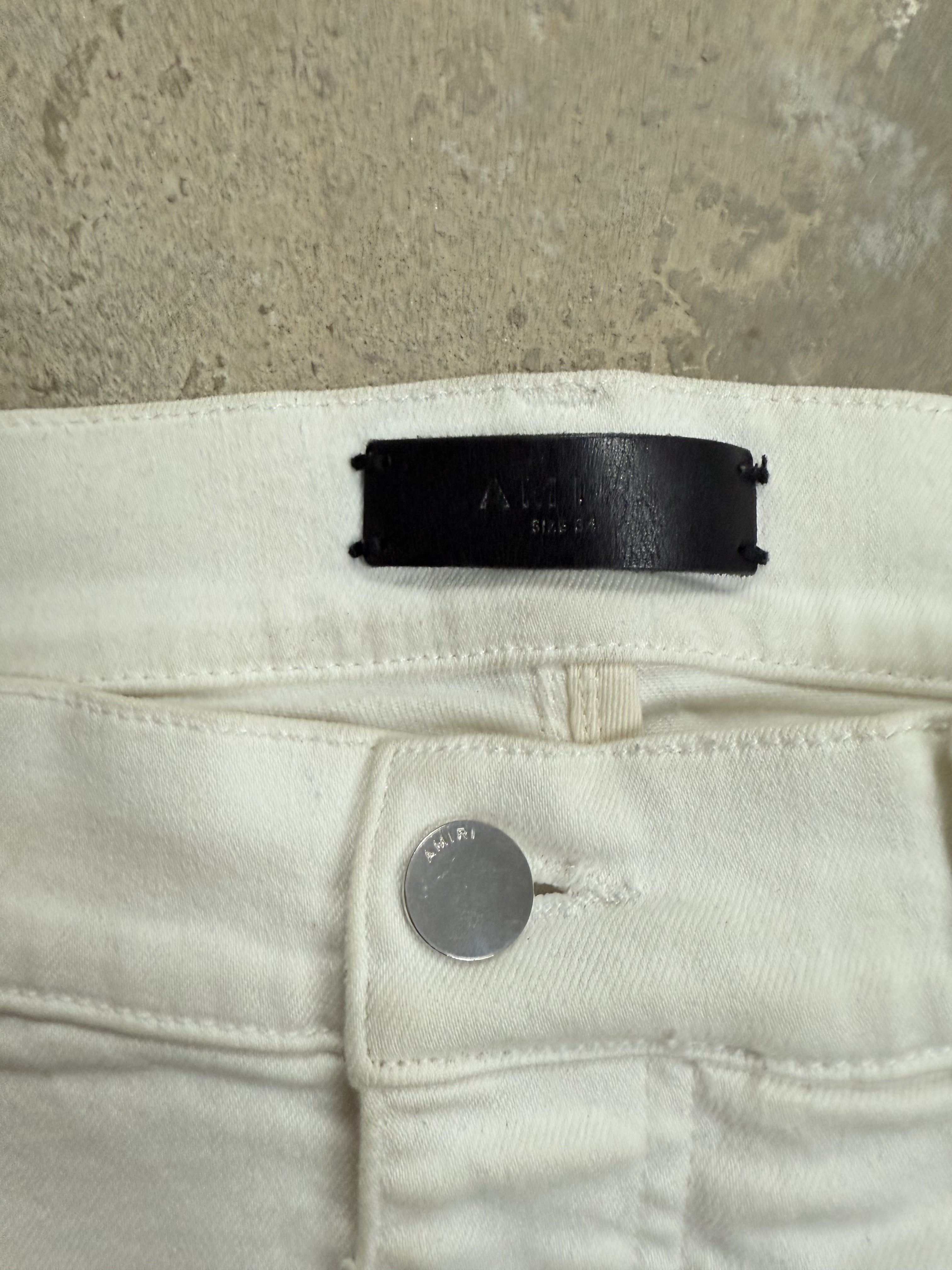 Amiri Thrasher White Paisley Jeans Used 34