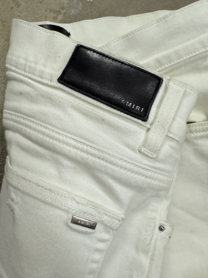 Amiri Thrasher White Paisley Jeans Used 34