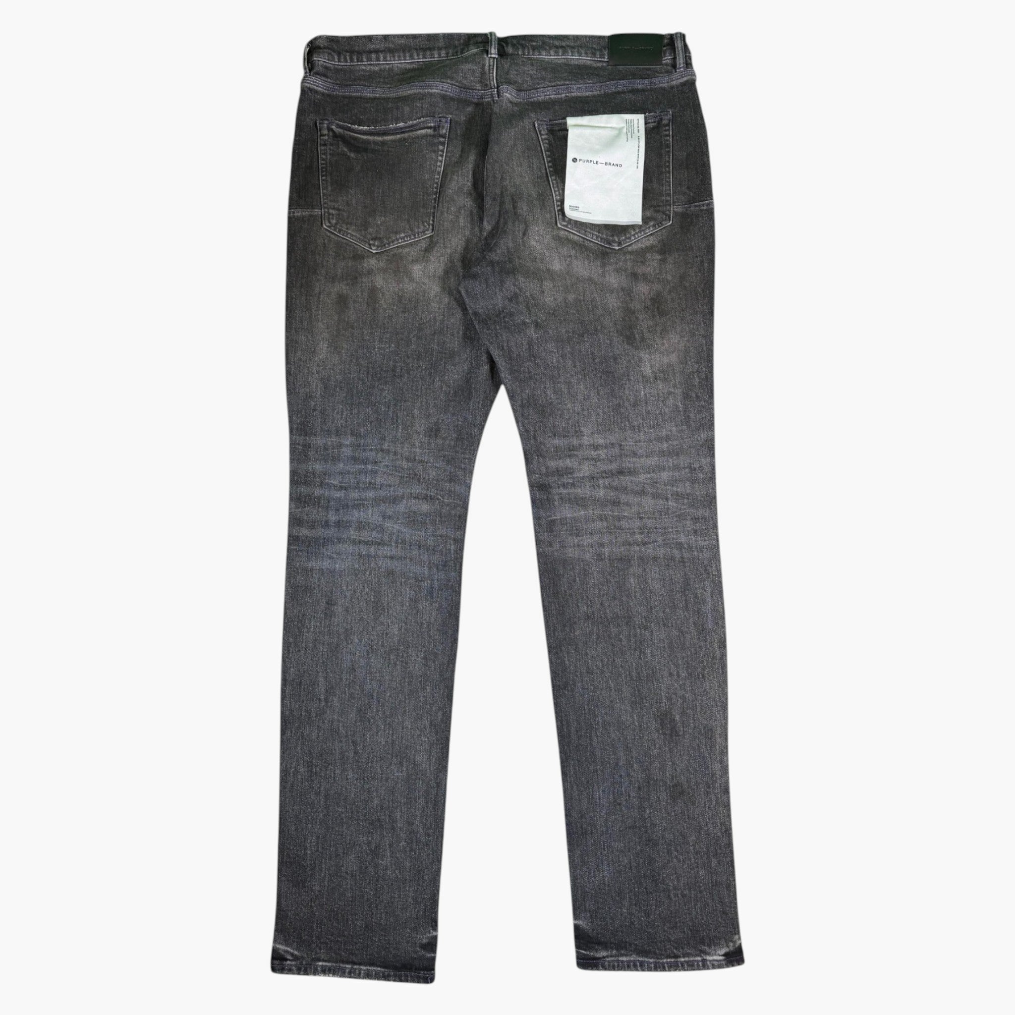 Purple Brand Outline Black Wash & Purple Jeans