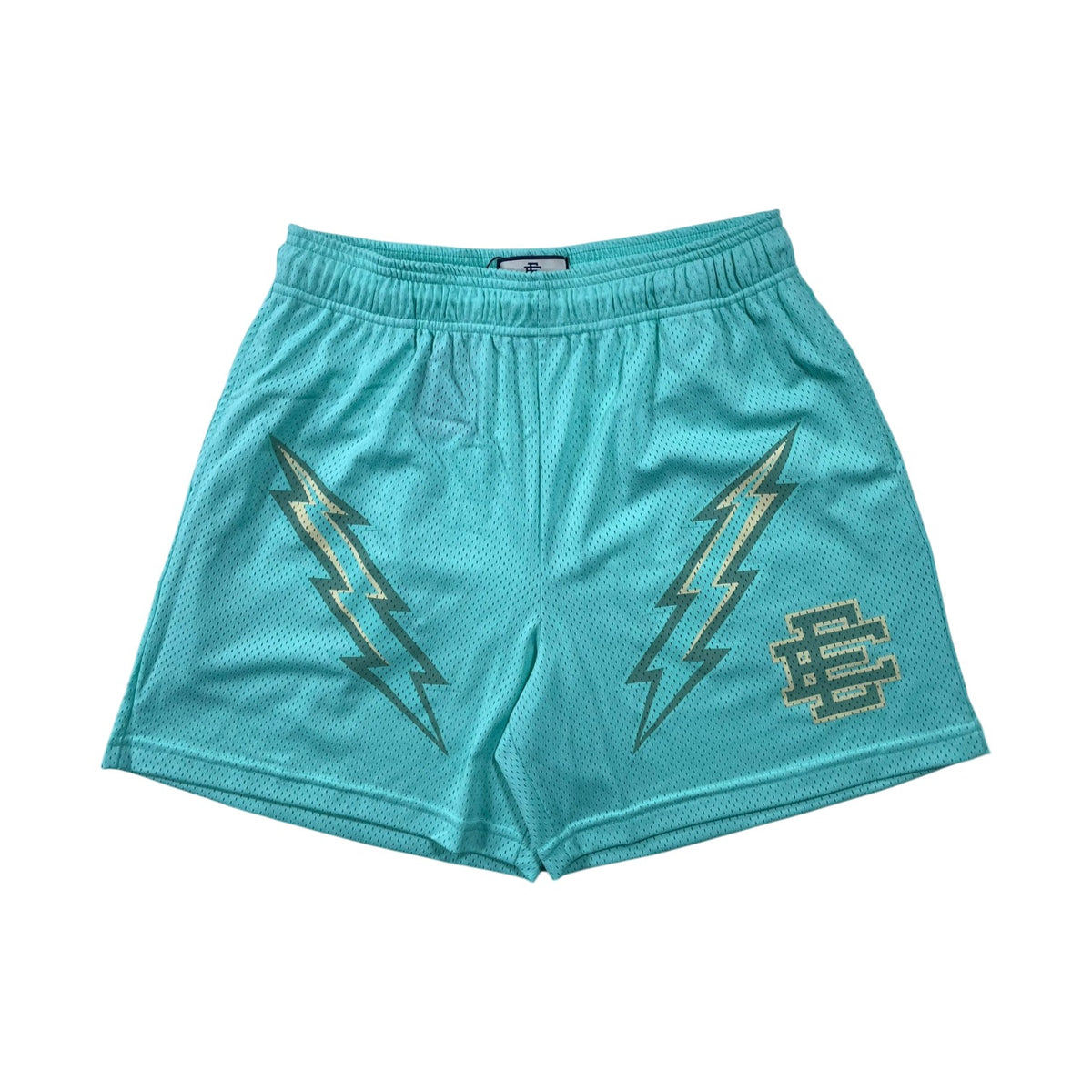 Eric Emanuel Bolt Teal Shorts