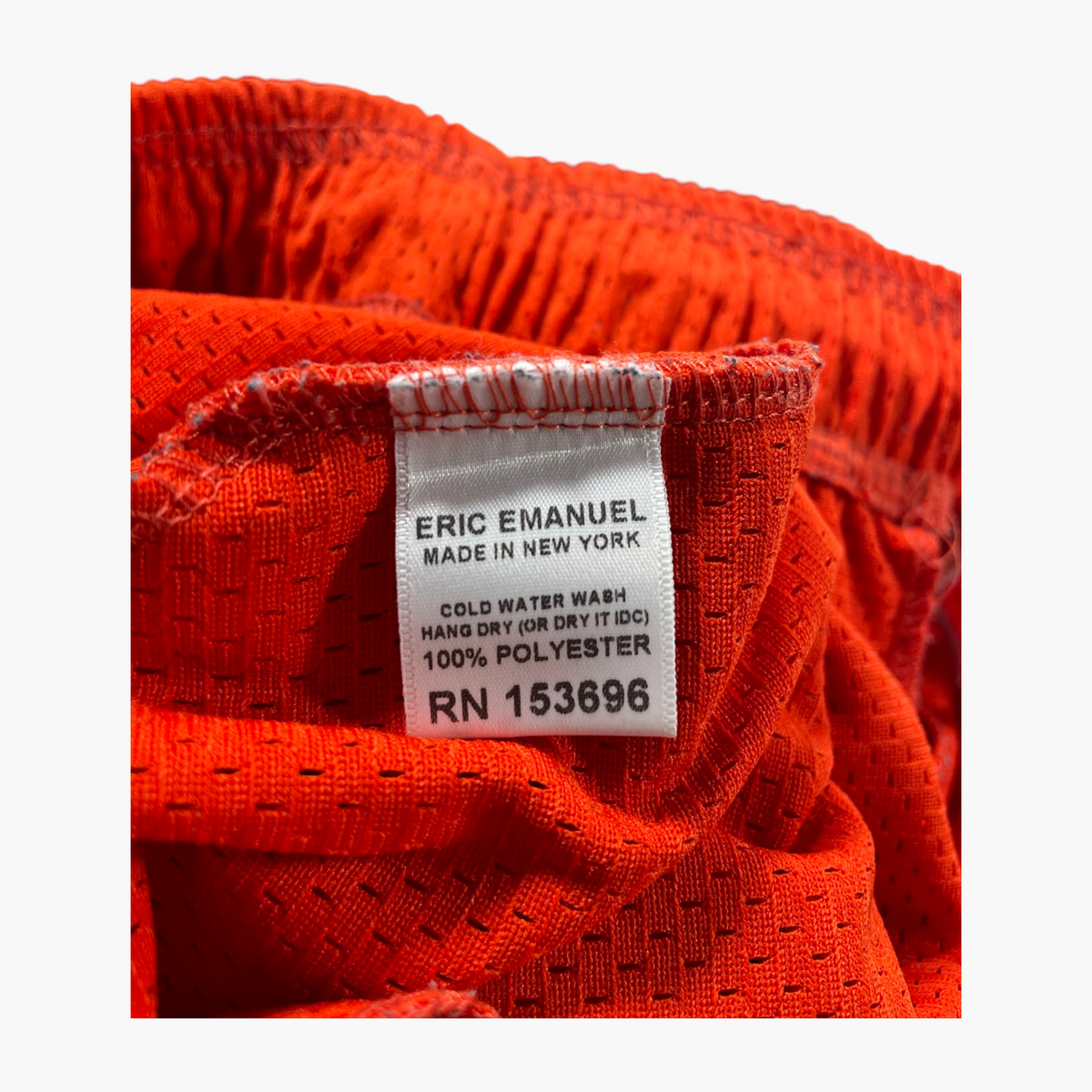 Eric Emanuel x Warren Lotas Orange & Black Shorts