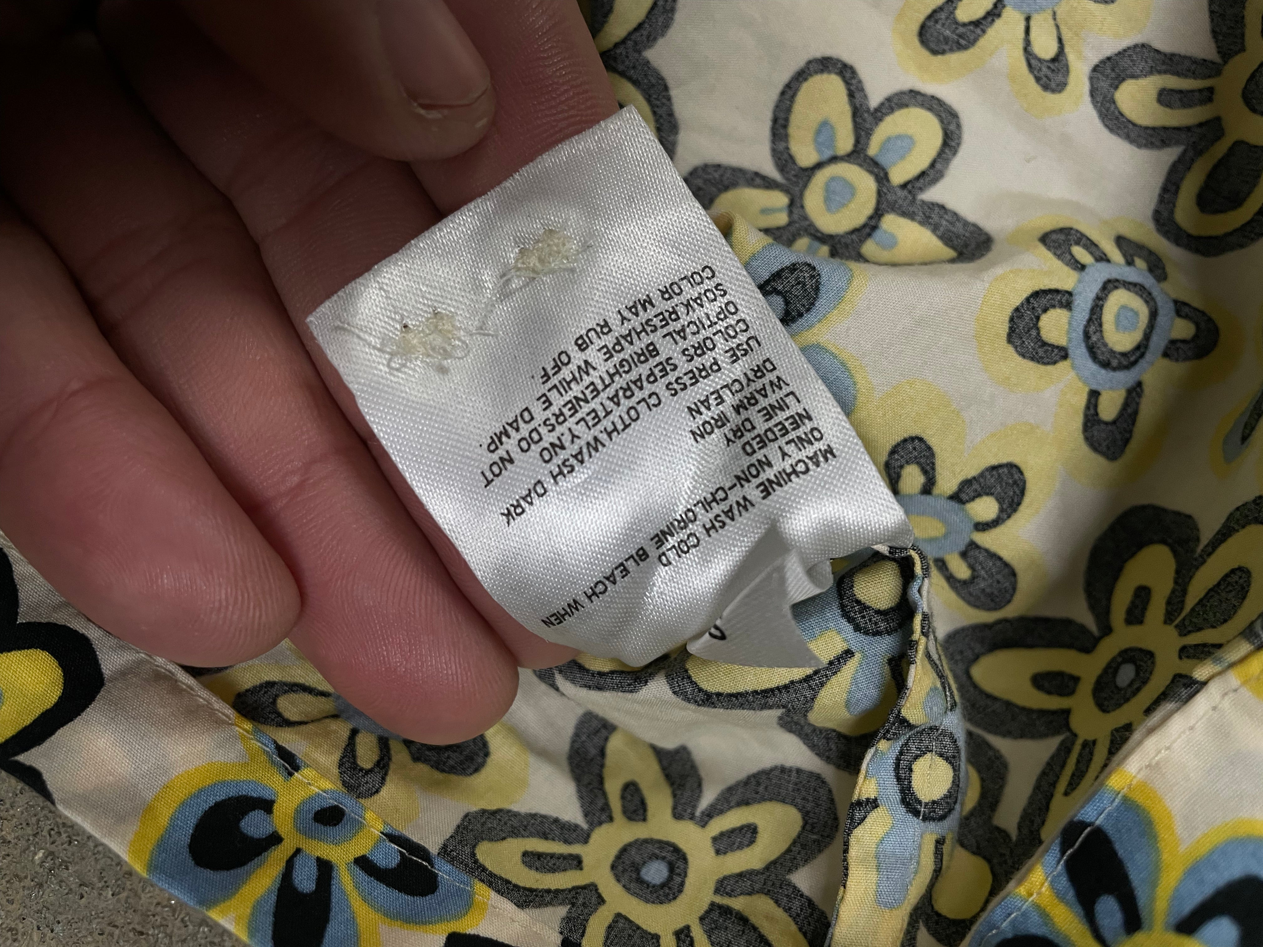 Marni Uniqlo Floral Button Up Yellow Used Large