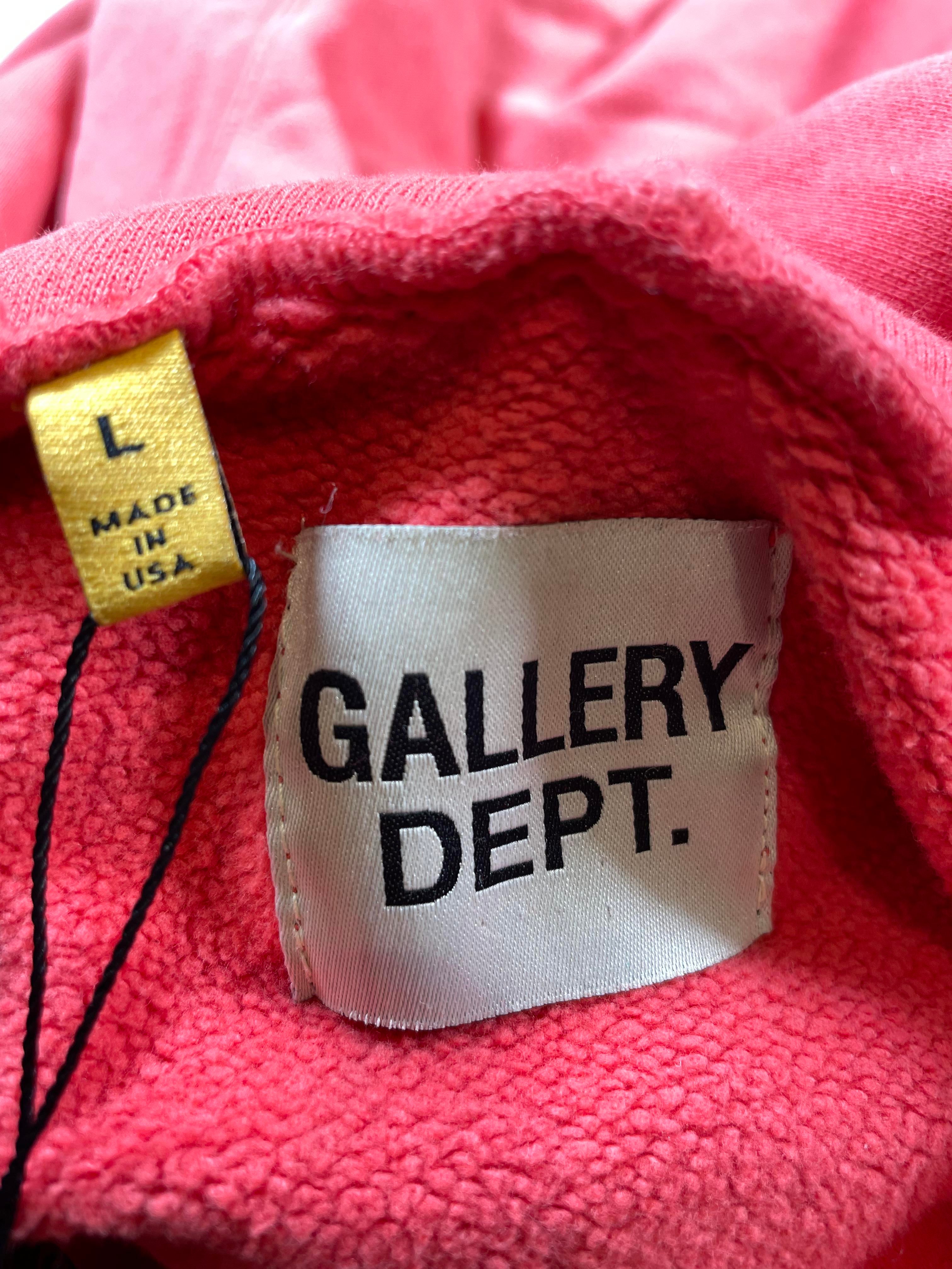 Gallery Dept 'Sunfaded G Patch' Red Zip Up