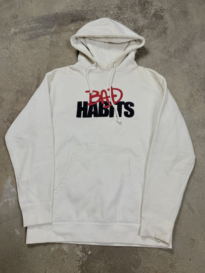 VLONE Bad Habits Hoodie White Used Medium