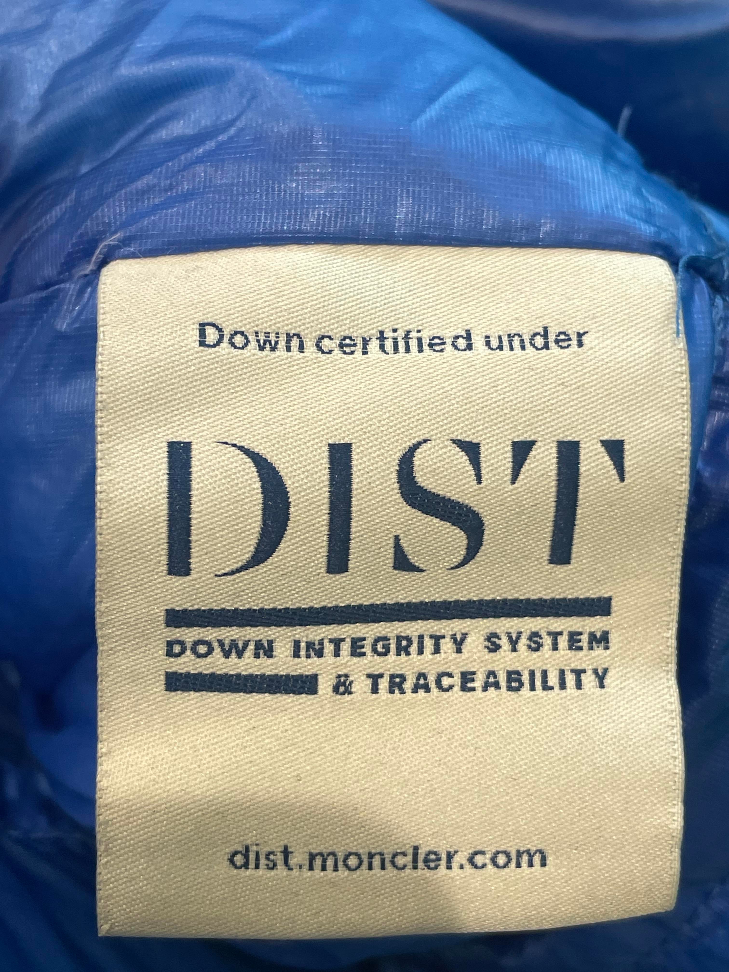 Moncler "Lamentin" Royal Blue Puffer Coat