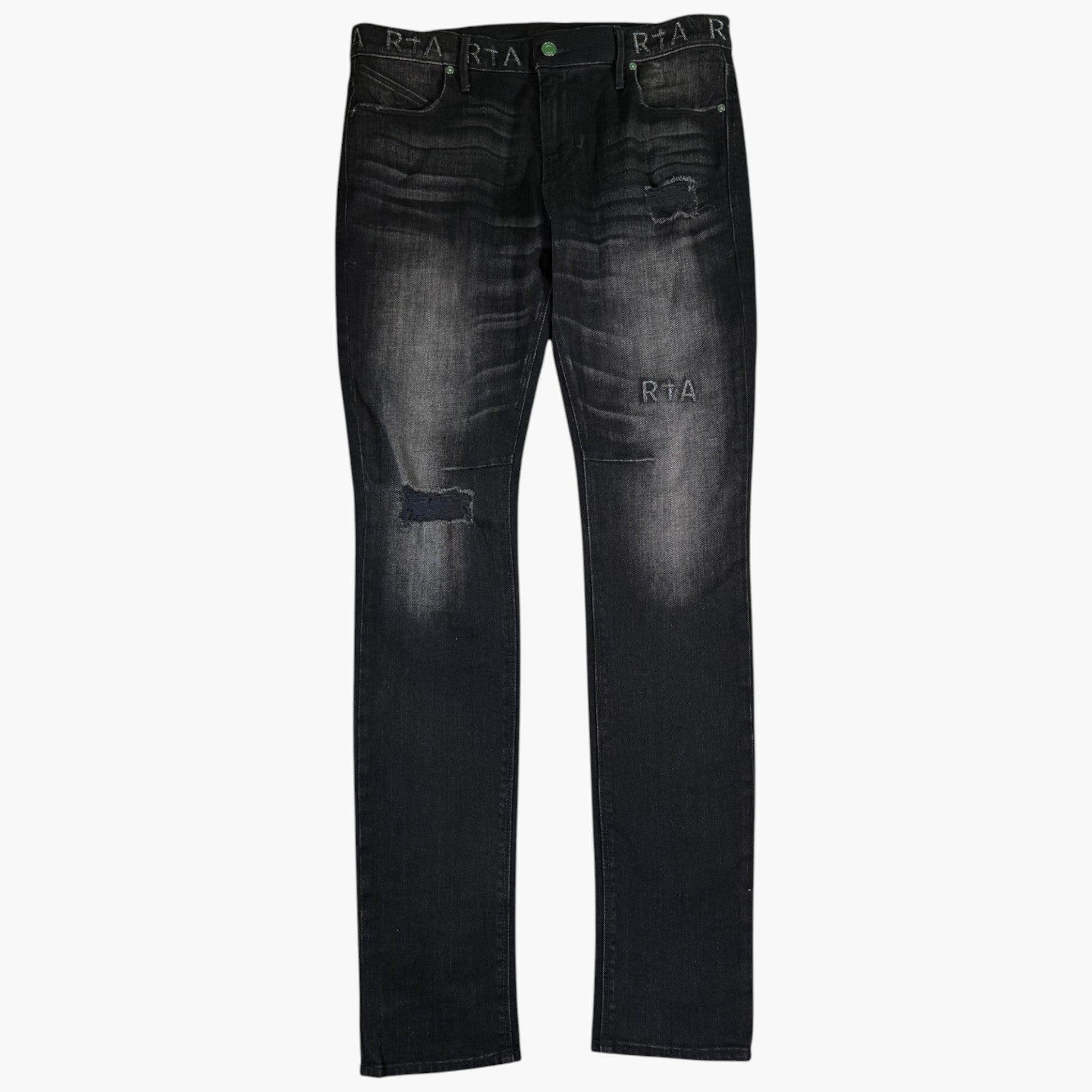 Purple Brand Plain Black Jeans