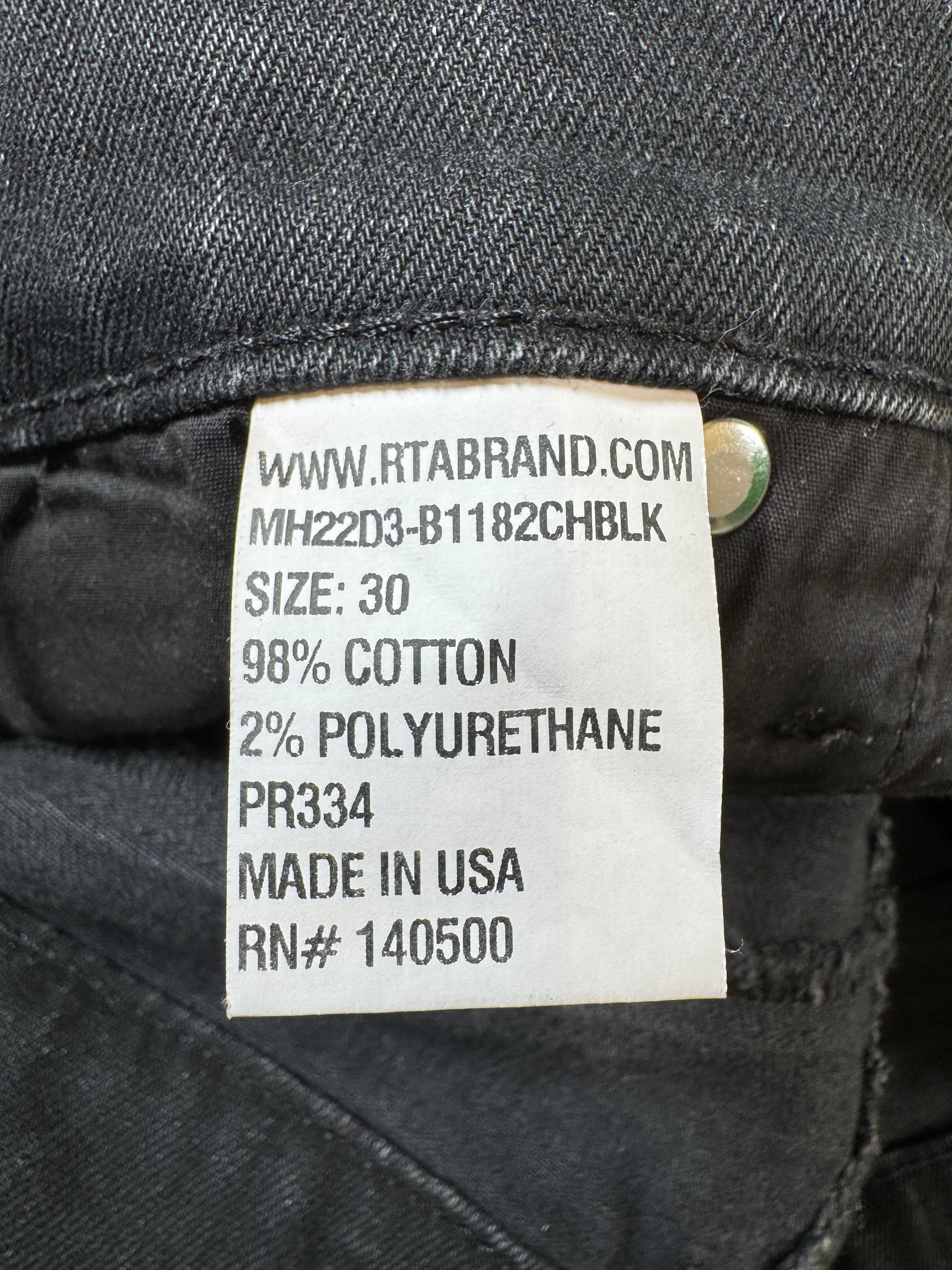 Purple Brand Plain Black Jeans