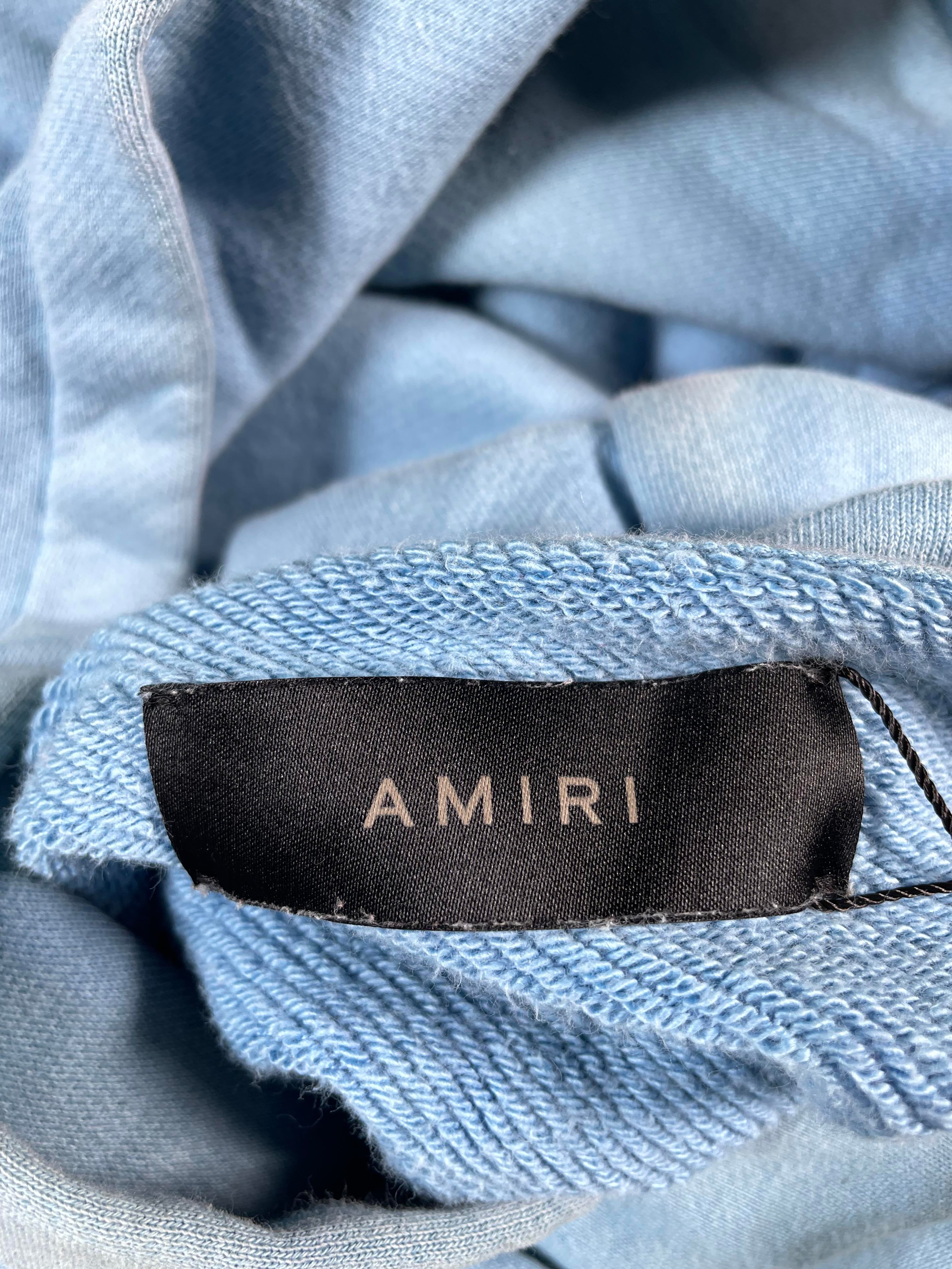 Amiri MA Ouija Board Blue & Yellow Hoodie