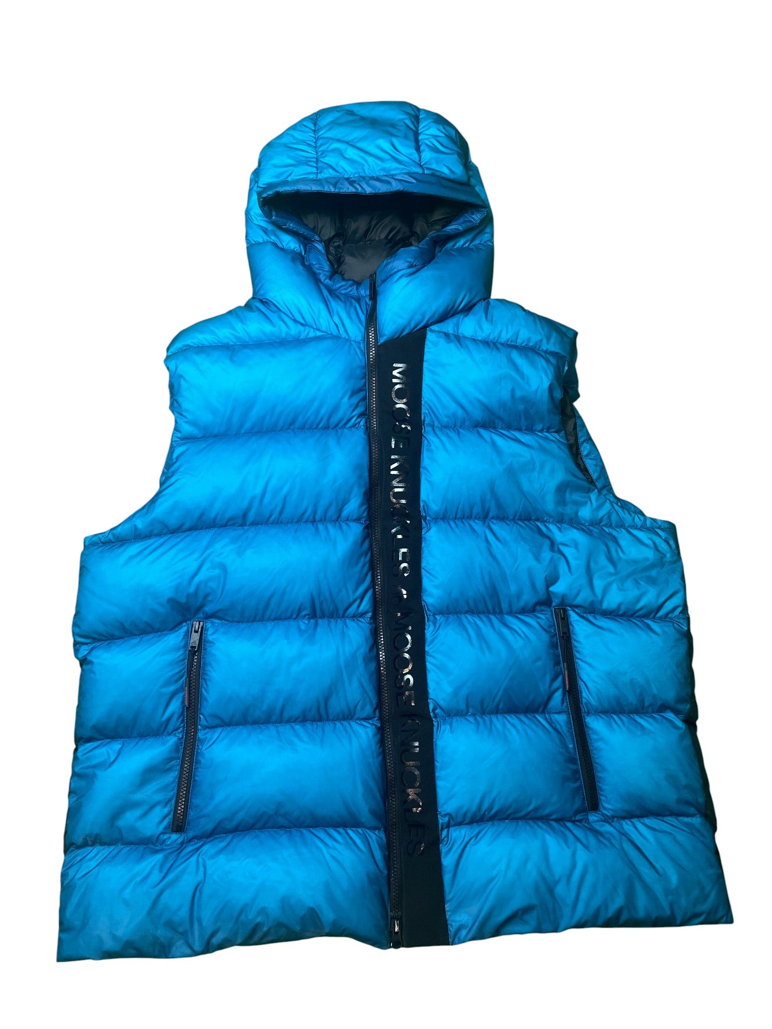 Moose Knuckles Blue Puffer Vest
