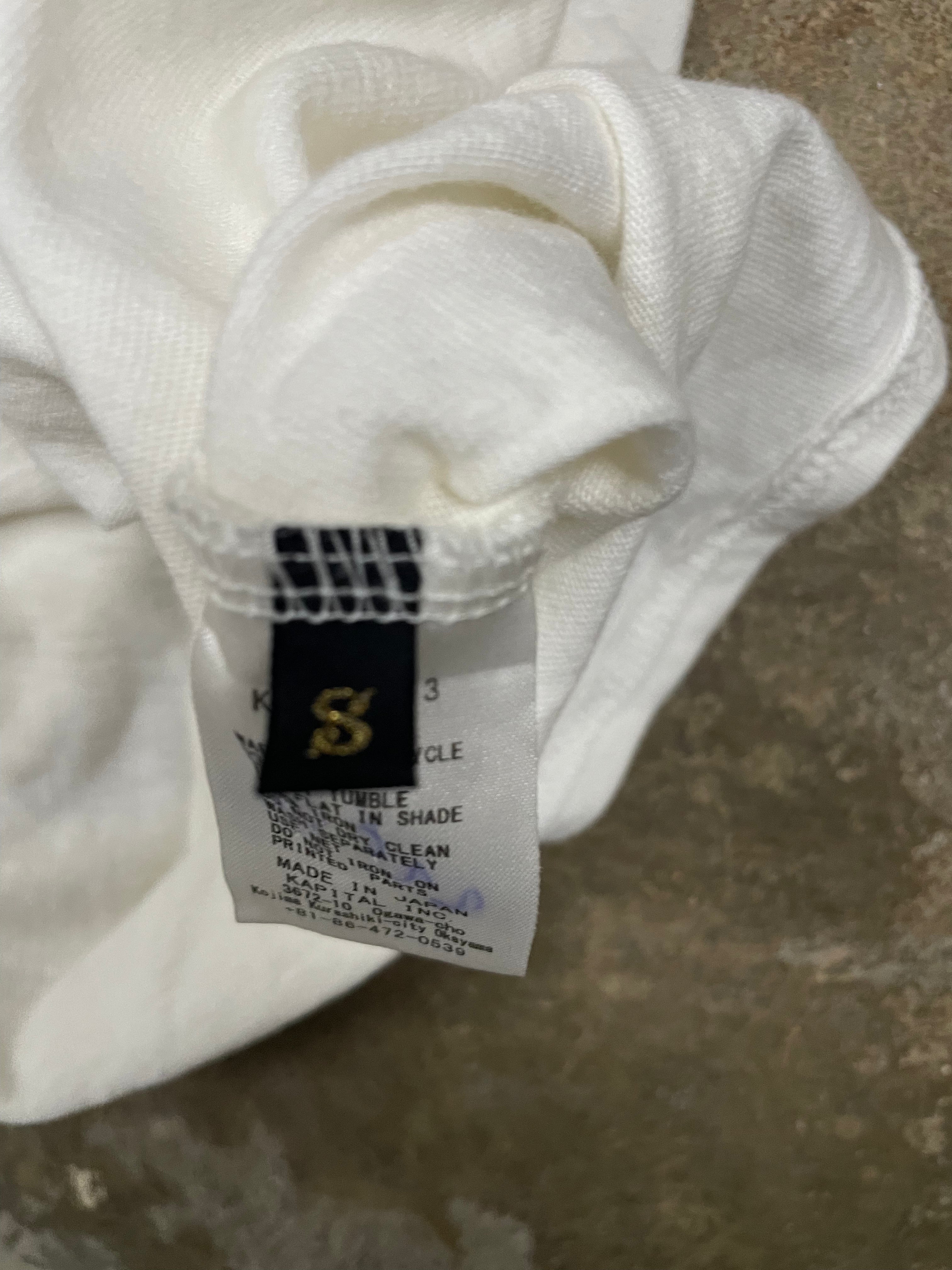 Kapital Zephyr Oversized Tee White Used 1 (Small)